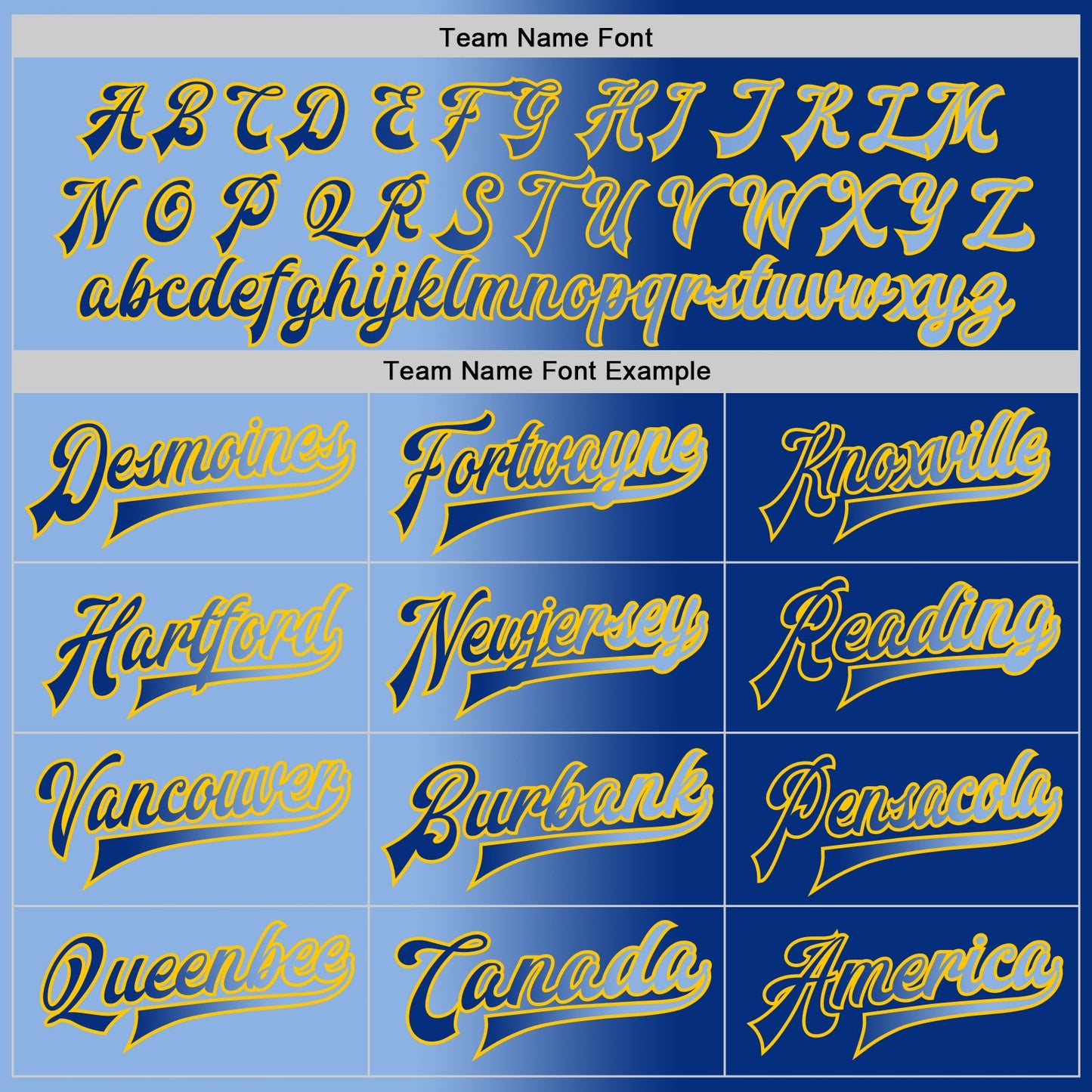 Custom Royal Light Blue-Yellow Bomber Full-Snap Varsity Letterman Gradient Fashion Jacket view 6