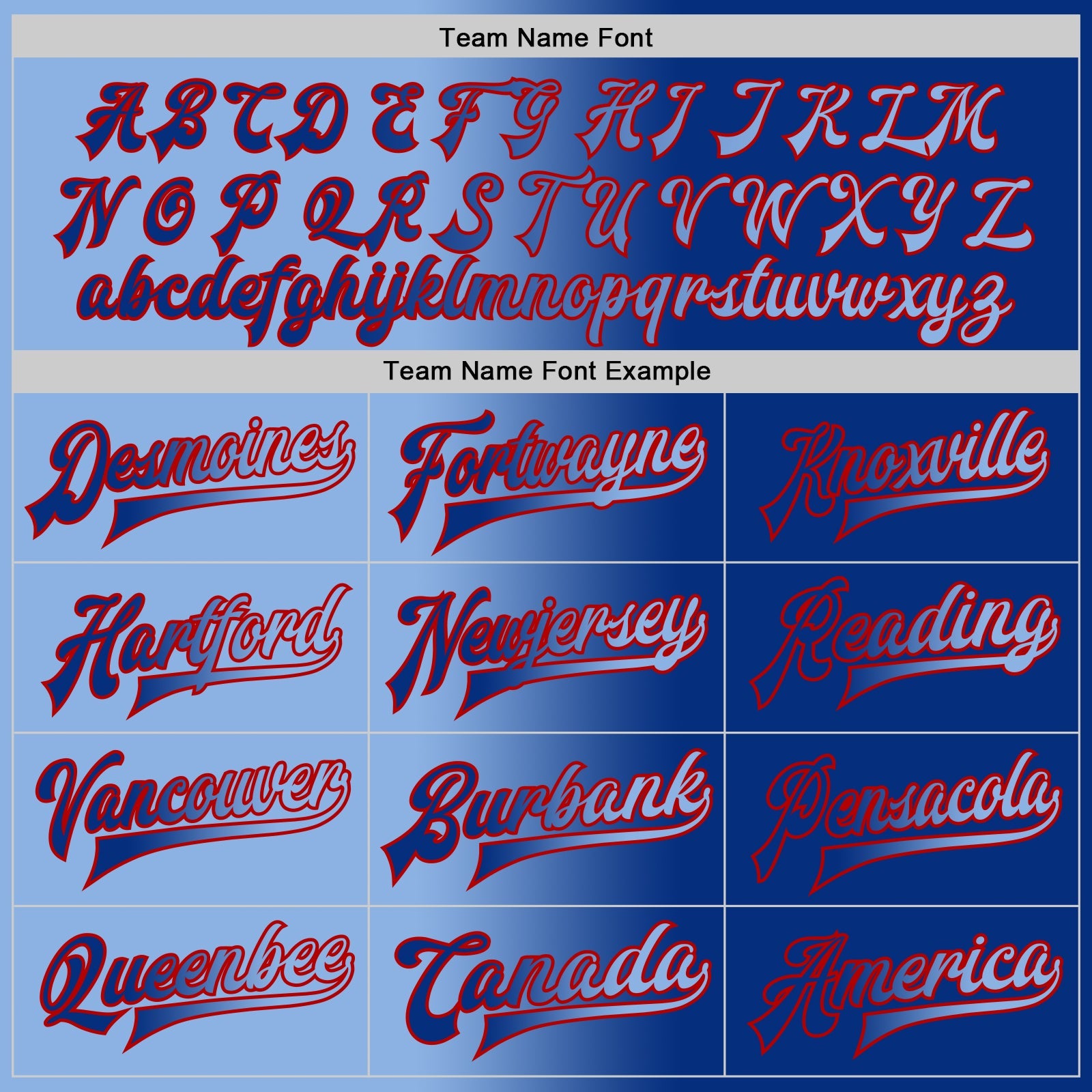 Custom Royal Light Blue-Red Bomber Full-Snap Varsity Letterman Gradient Fashion Jacket view 6