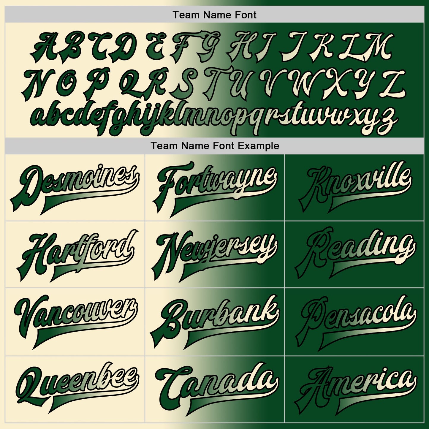 Custom Green Cream-Black Bomber Full-Snap Varsity Letterman Gradient Fashion Jacket view 6