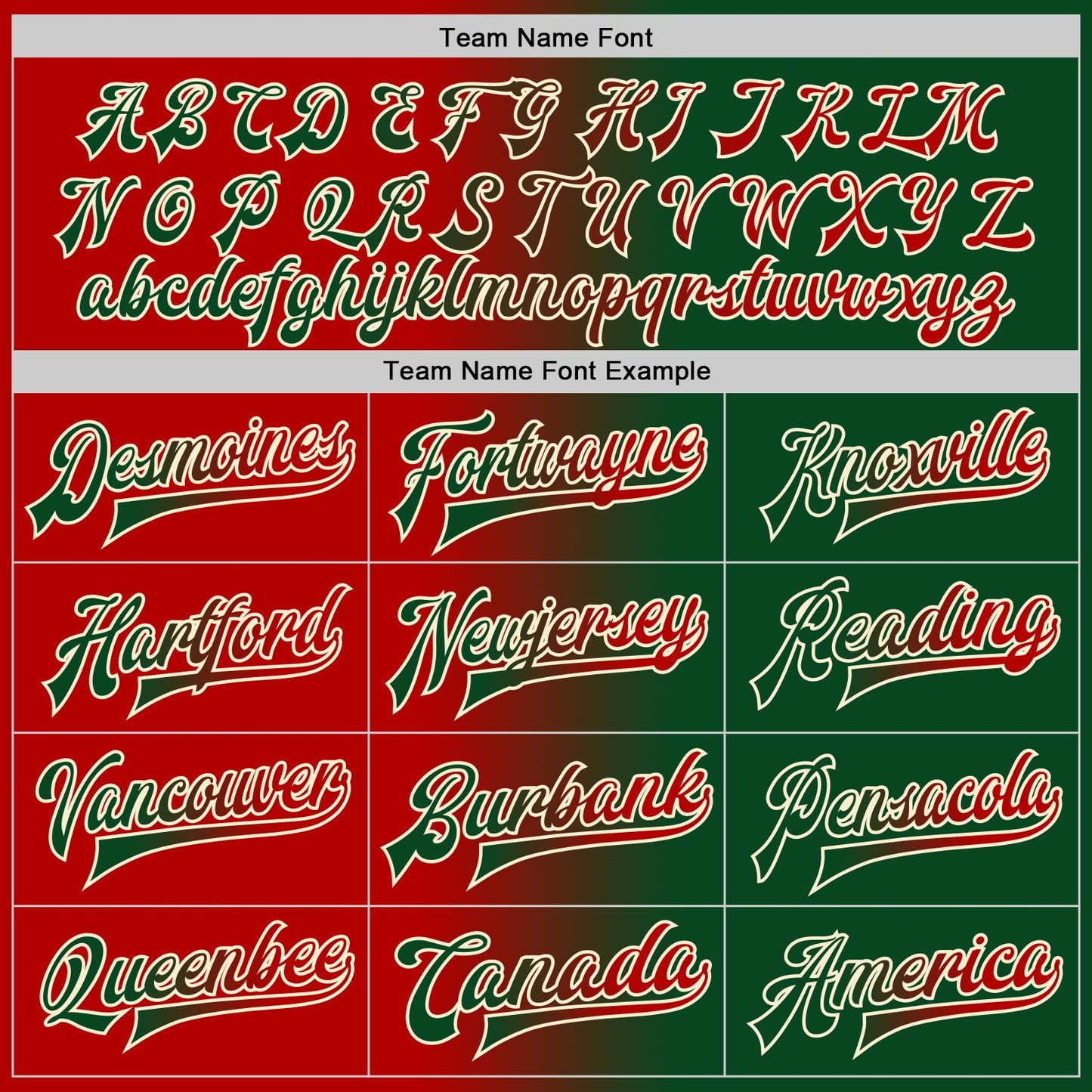 Custom Green Red-Cream Bomber Full-Snap Varsity Letterman Gradient Fashion Jacket view 6