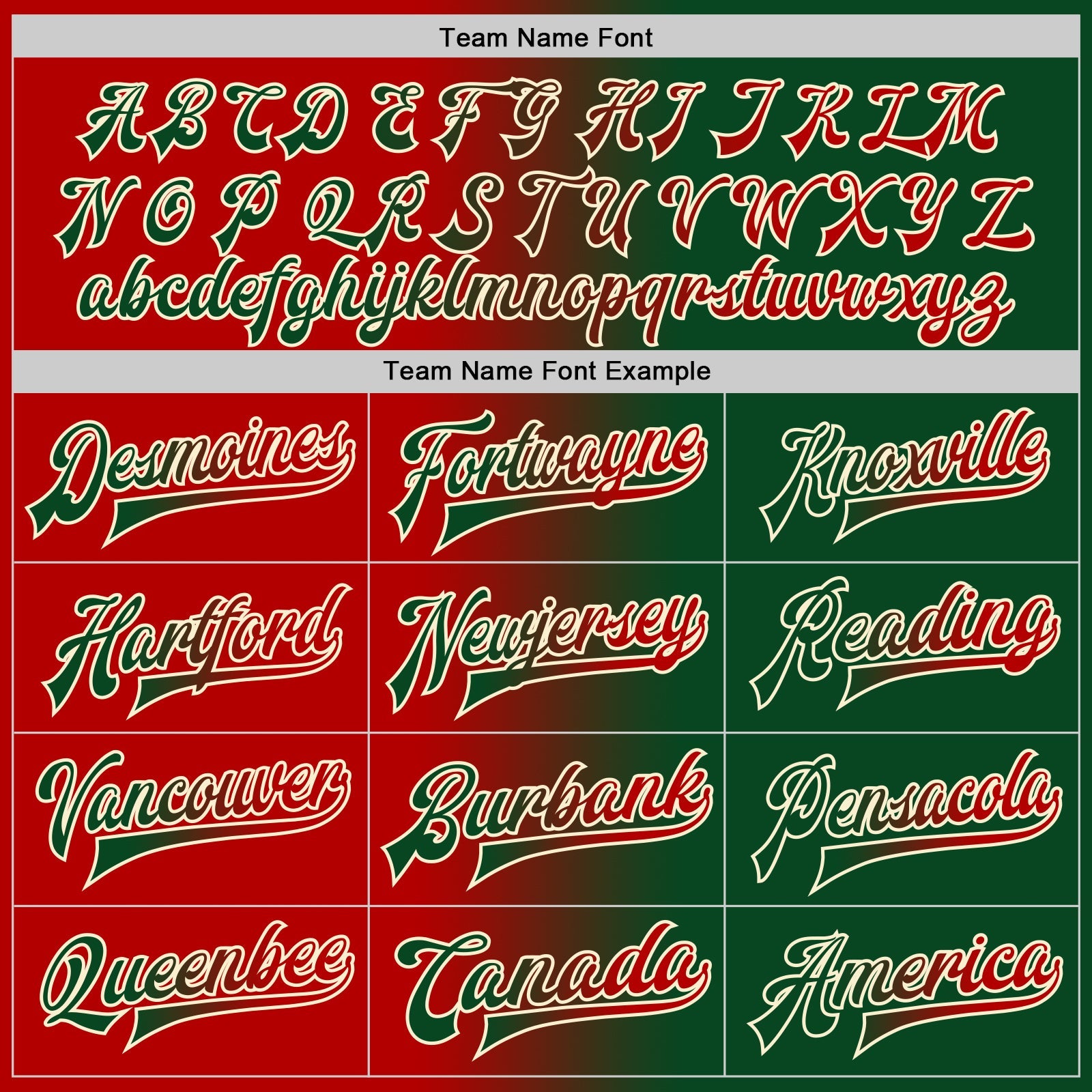 Custom Green Red-Cream Bomber Full-Snap Varsity Letterman Gradient Fashion Jacket view 6