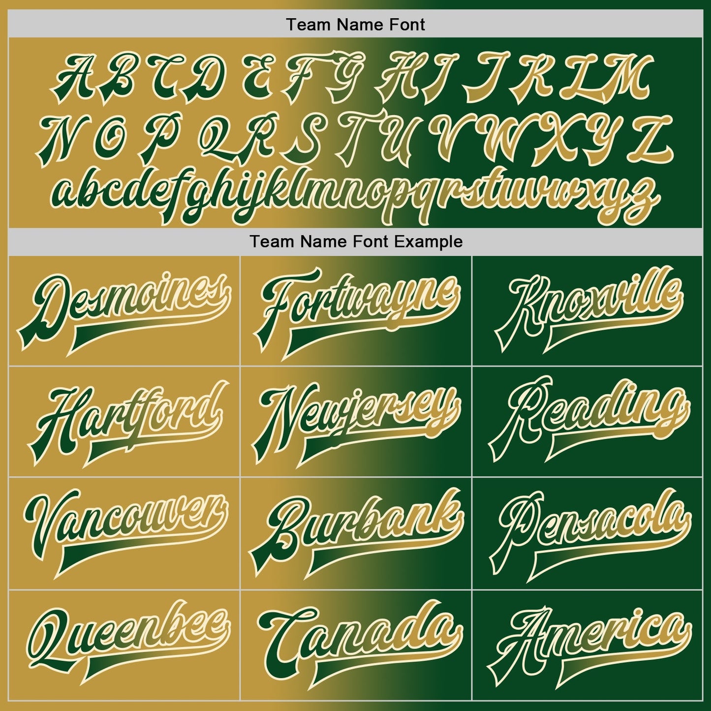 Custom Green Old Gold-Cream Bomber Full-Snap Varsity Letterman Gradient Fashion Jacket view 6