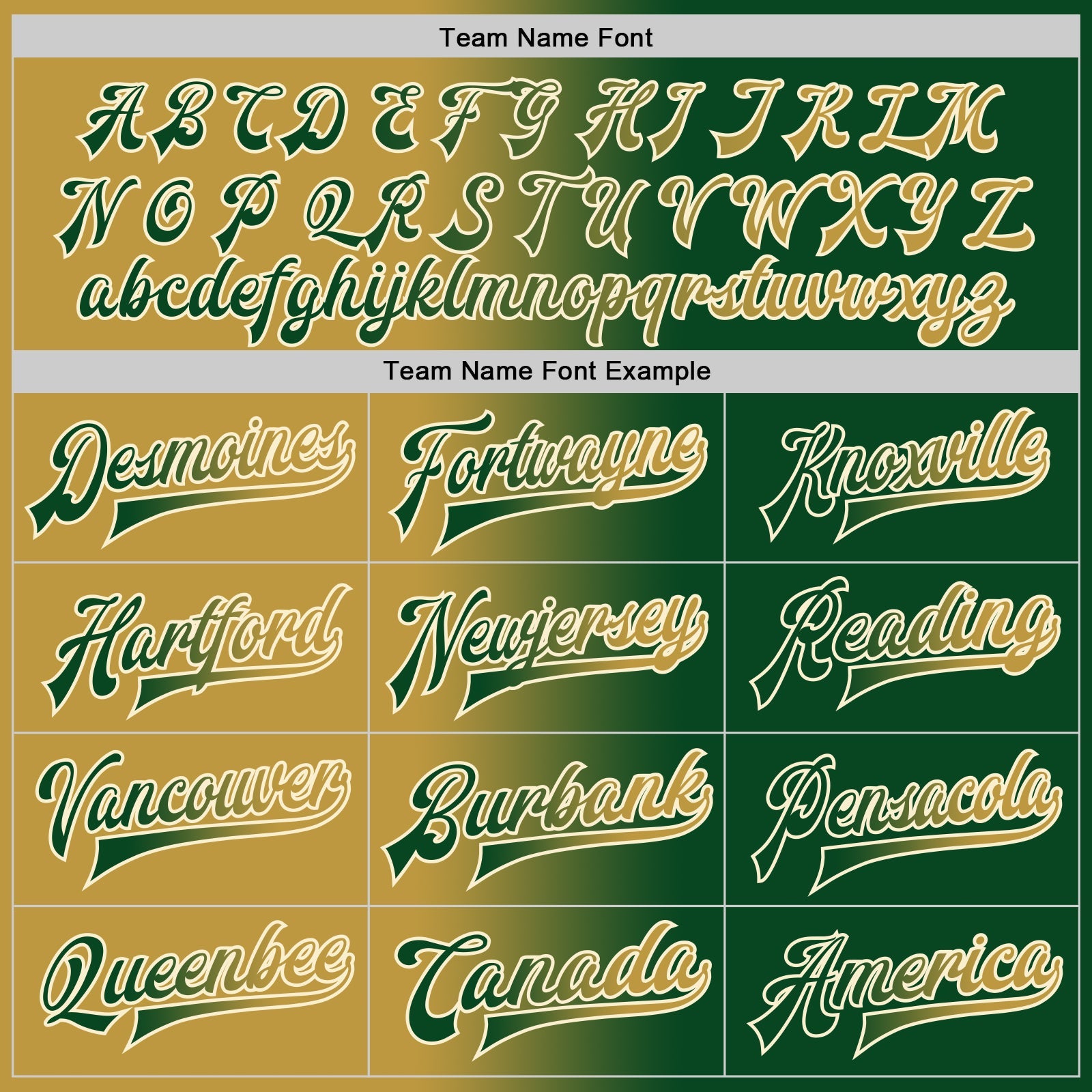 Custom Green Old Gold-Cream Bomber Full-Snap Varsity Letterman Gradient Fashion Jacket view 6