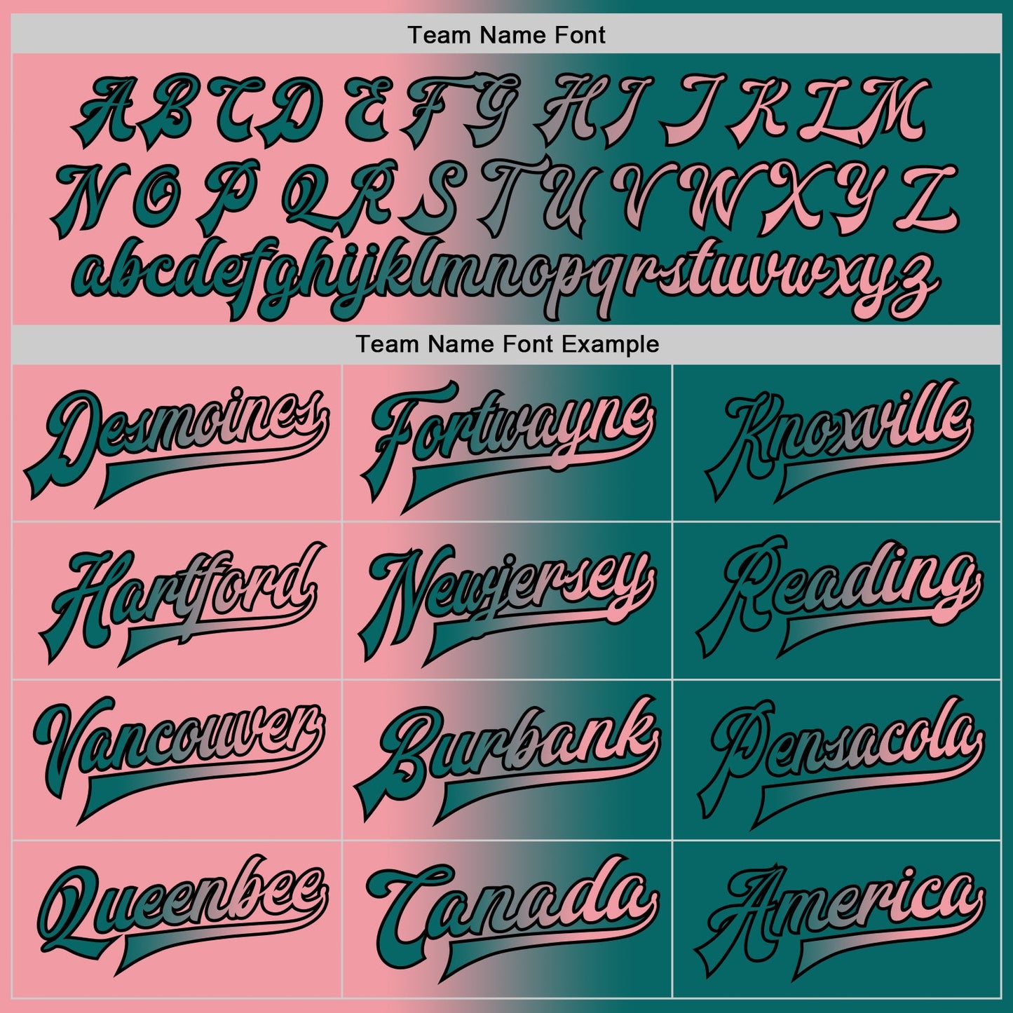 Custom Teal Medium Pink-Black Bomber Full-Snap Varsity Letterman Gradient Fashion Jacket view 6