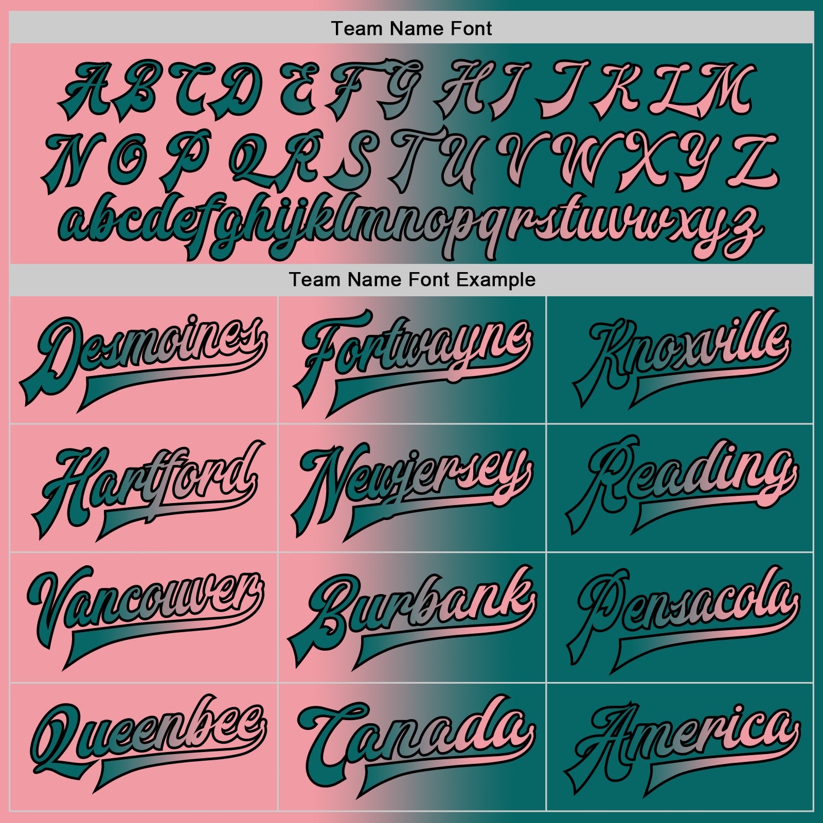 Custom Teal Medium Pink-Black Bomber Full-Snap Varsity Letterman Gradient Fashion Jacket view 6