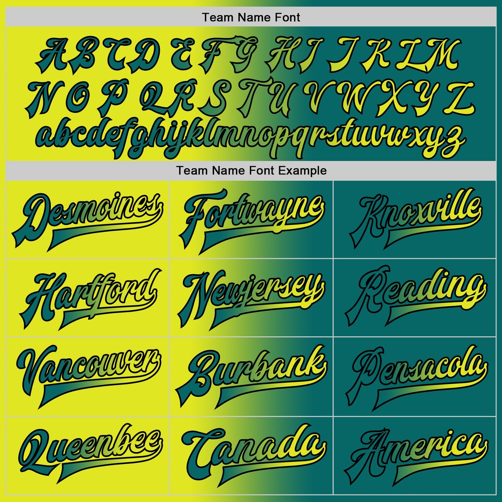 Custom Teal Neon Yellow-Black Bomber Full-Snap Varsity Letterman Gradient Fashion Jacket view 6