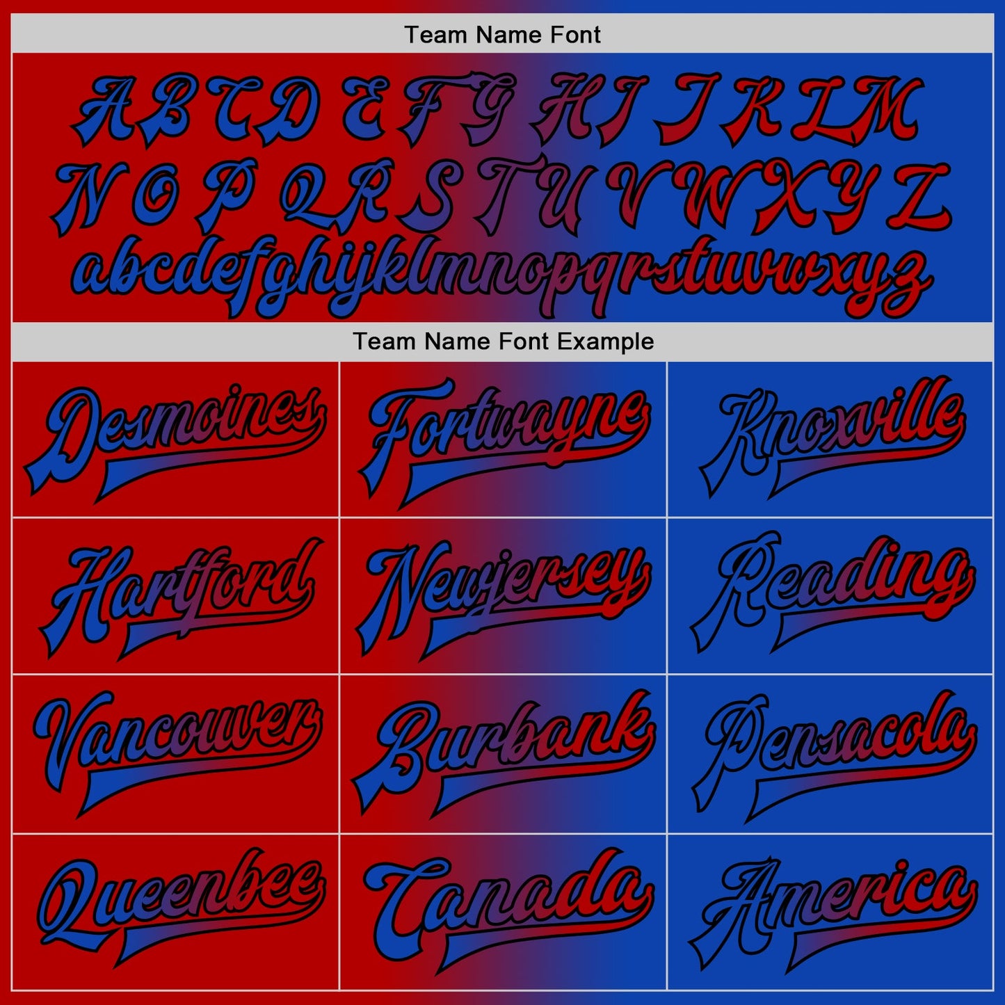 Custom Thunder Blue Red-Black Bomber Full-Snap Varsity Letterman Gradient Fashion Jacket view 6