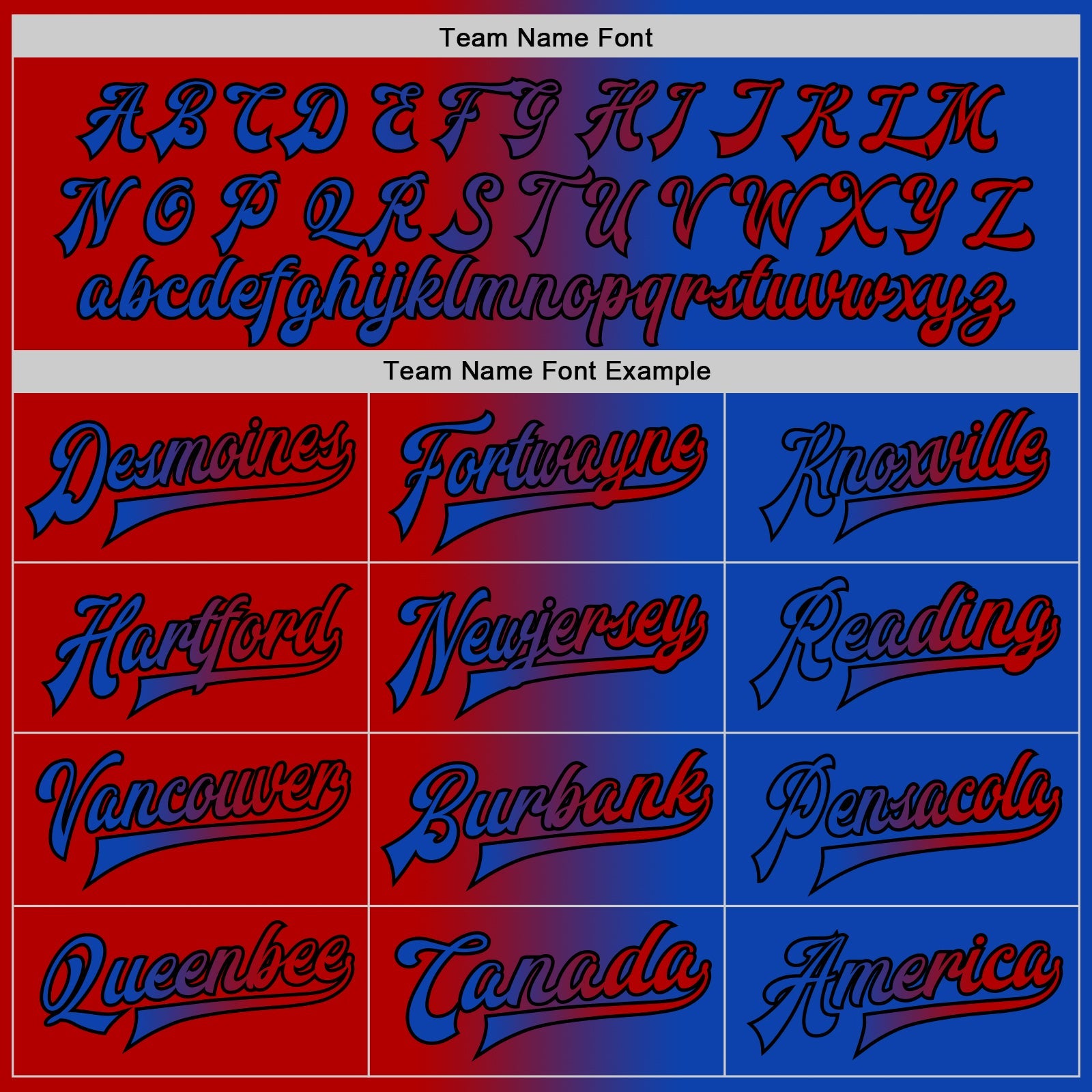 Custom Thunder Blue Red-Black Bomber Full-Snap Varsity Letterman Gradient Fashion Jacket view 6