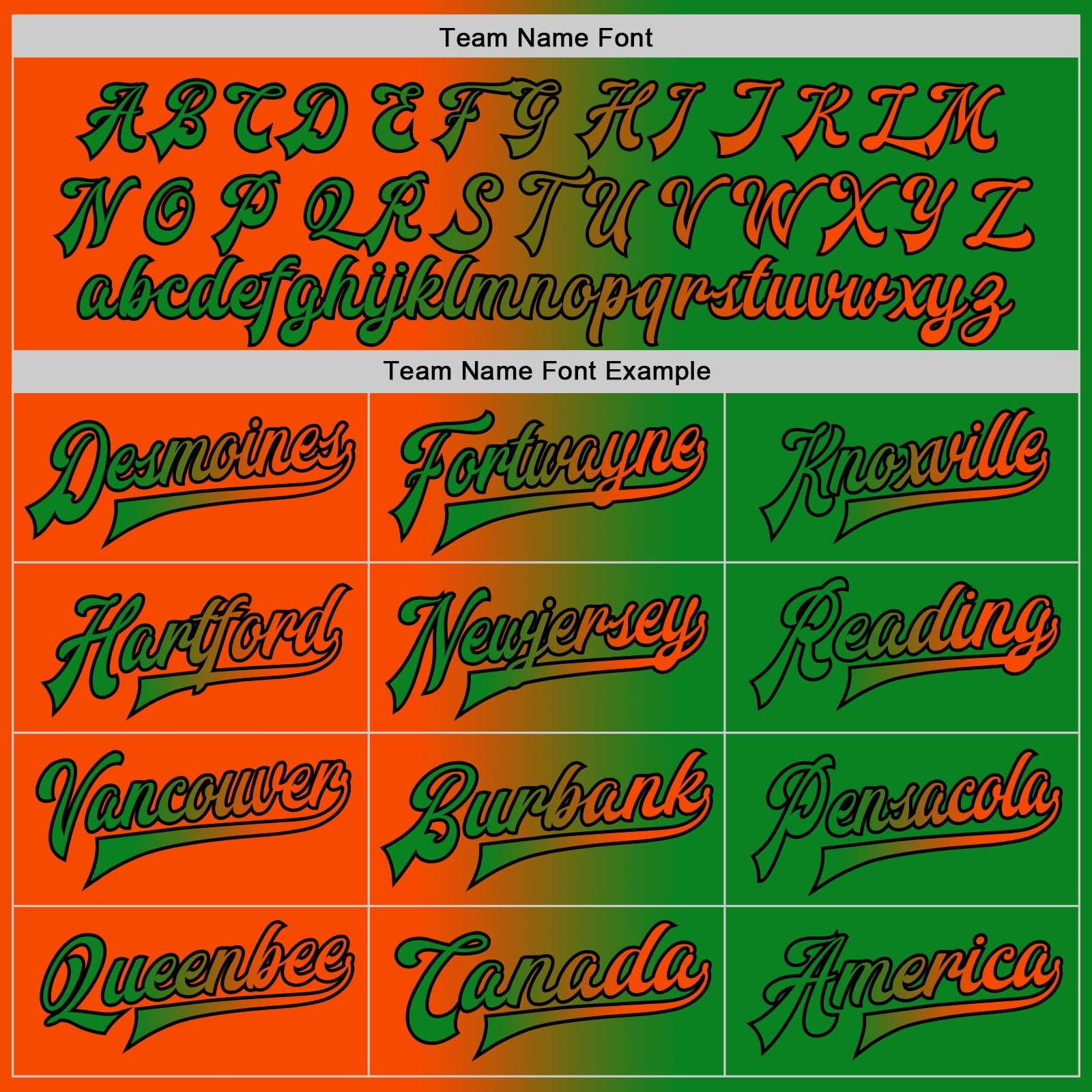 Custom Grass Green Orange-Black Bomber Full-Snap Varsity Letterman Gradient Fashion Jacket view 6