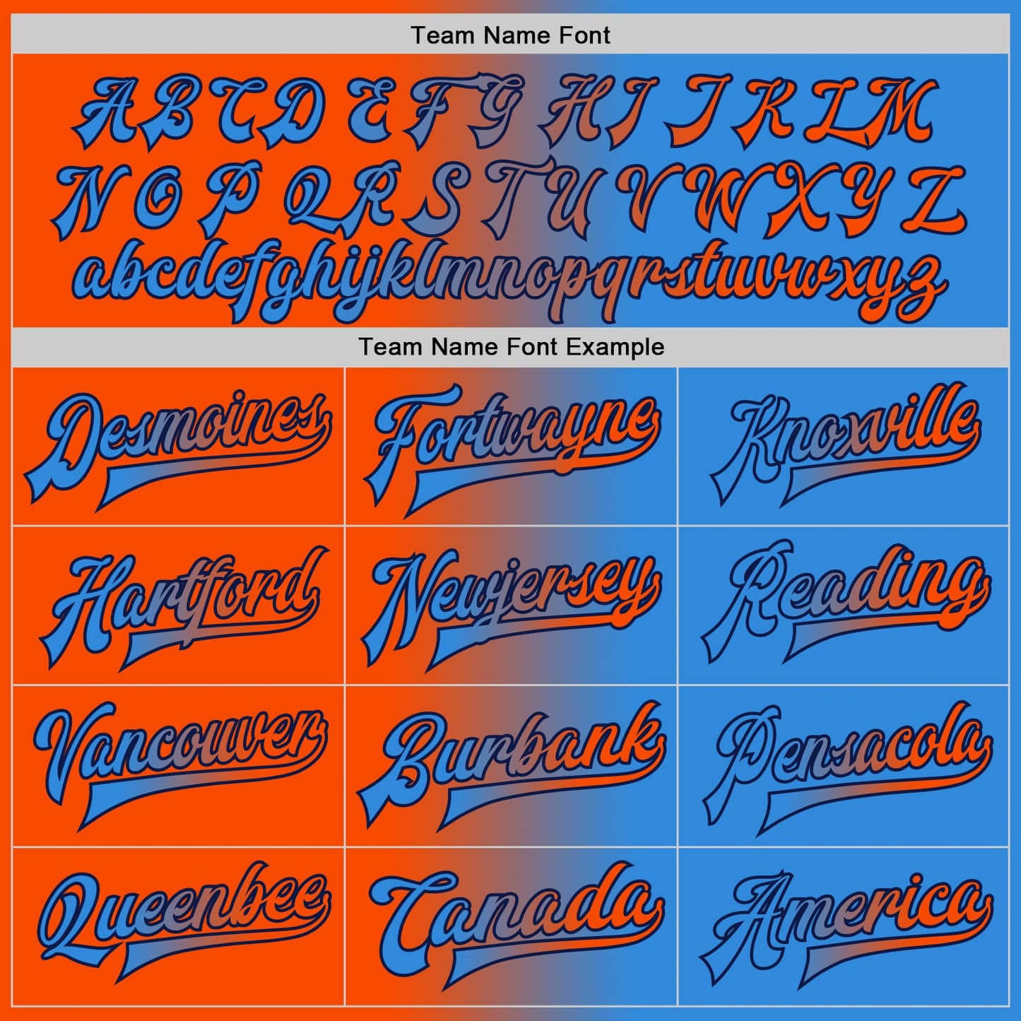 Custom Powder Blue Orange-Navy Bomber Full-Snap Varsity Letterman Gradient Fashion Jacket view 6