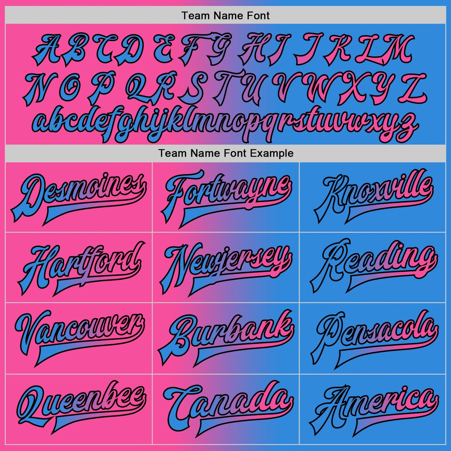 Custom Powder Blue Pink-Black Bomber Full-Snap Varsity Letterman Gradient Fashion Jacket view 6