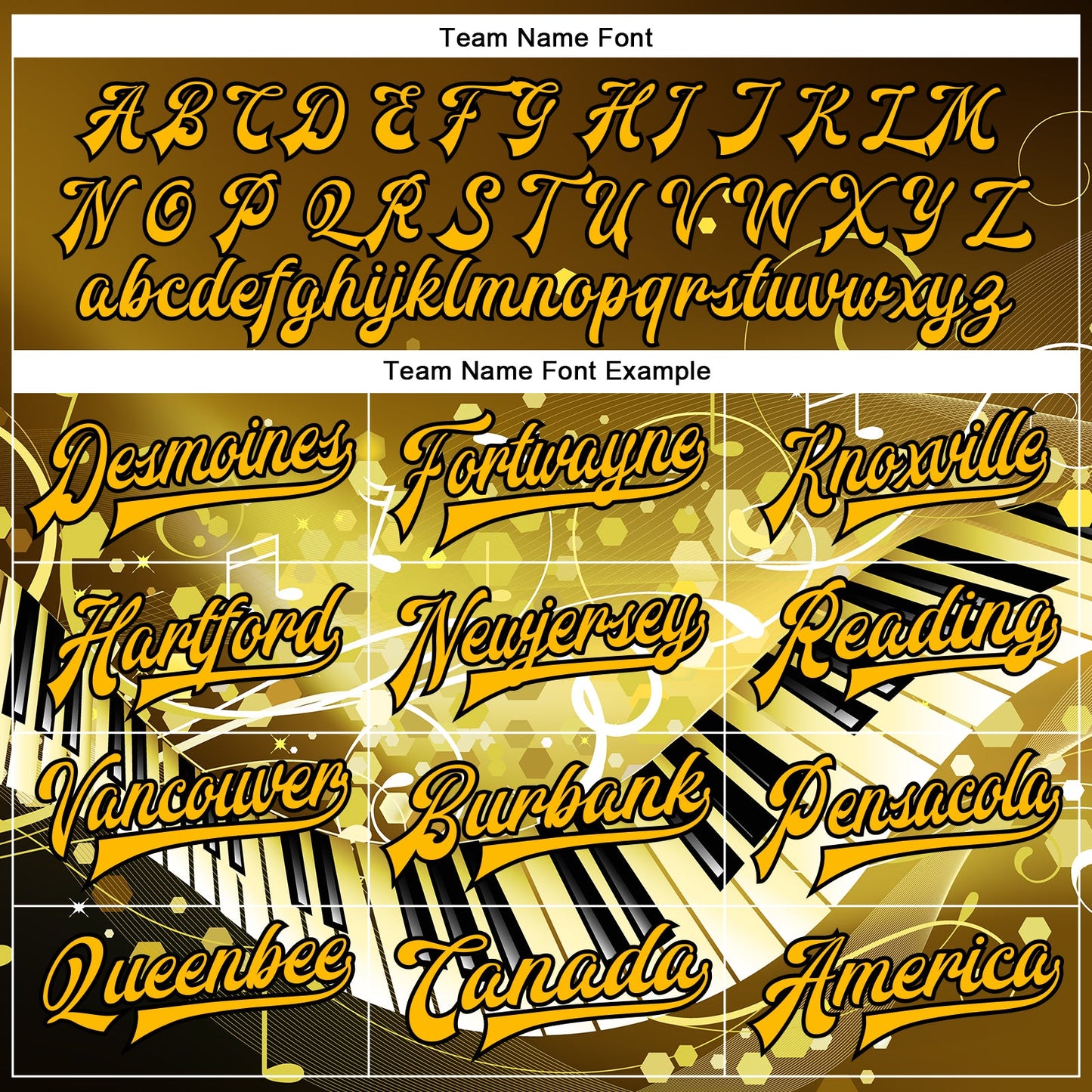 Custom Brown Gold-Black Piano Music Festival 3D Pattern Design Bomber Full-Snap Varsity Letterman Jacket view 6