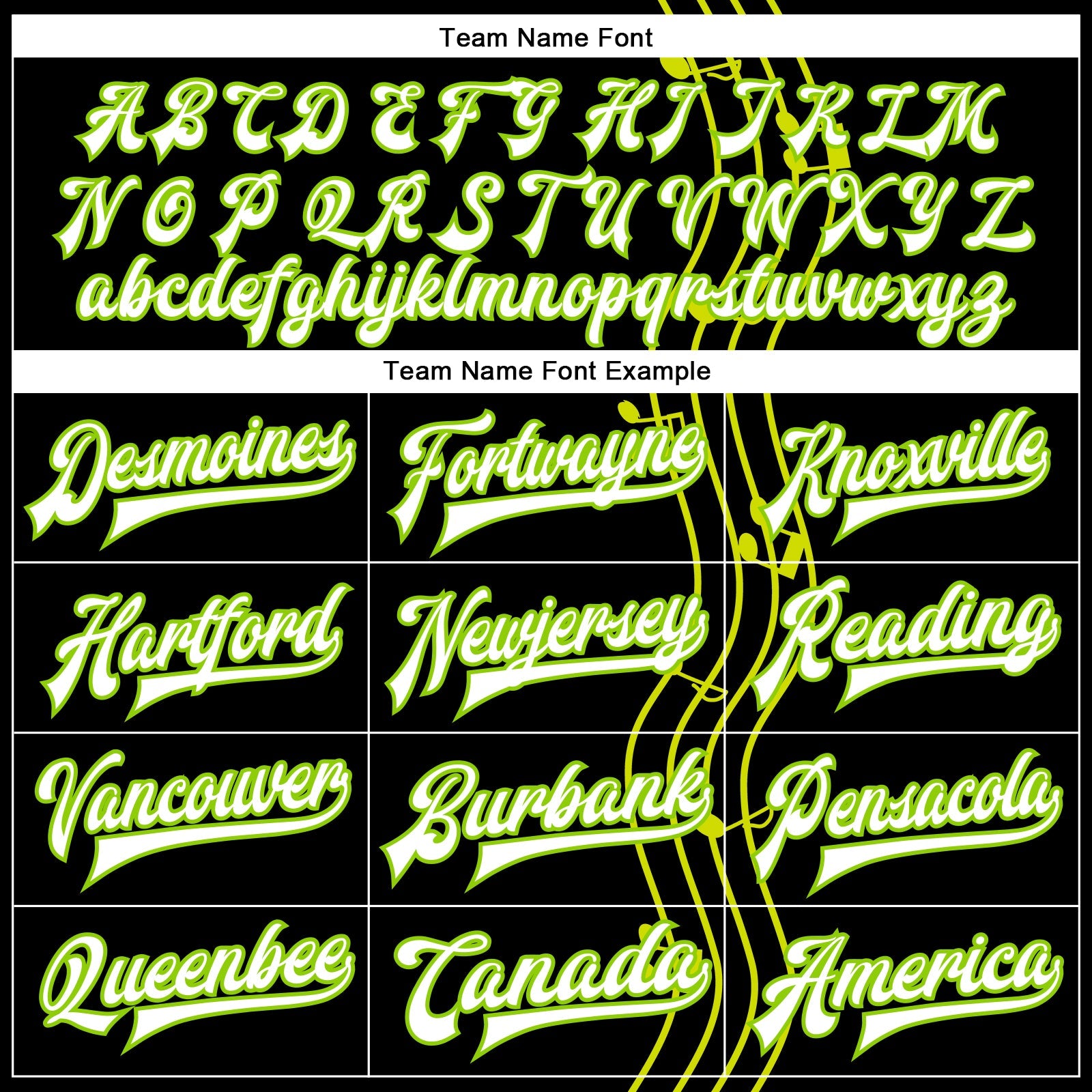 Custom Black White-Neon Green Music Festival 3D Pattern Design Bomber Full-Snap Varsity Letterman Jacket view 6