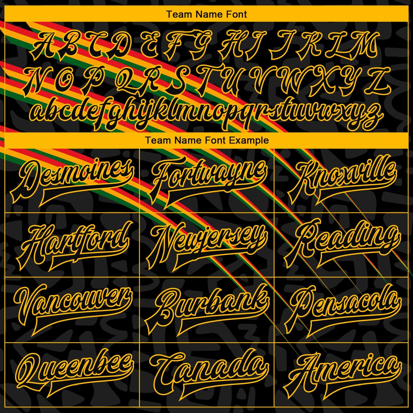Custom Black Gold Black History Month 3D Pattern Design Bomber Full-Snap Varsity Letterman Jacket view 6