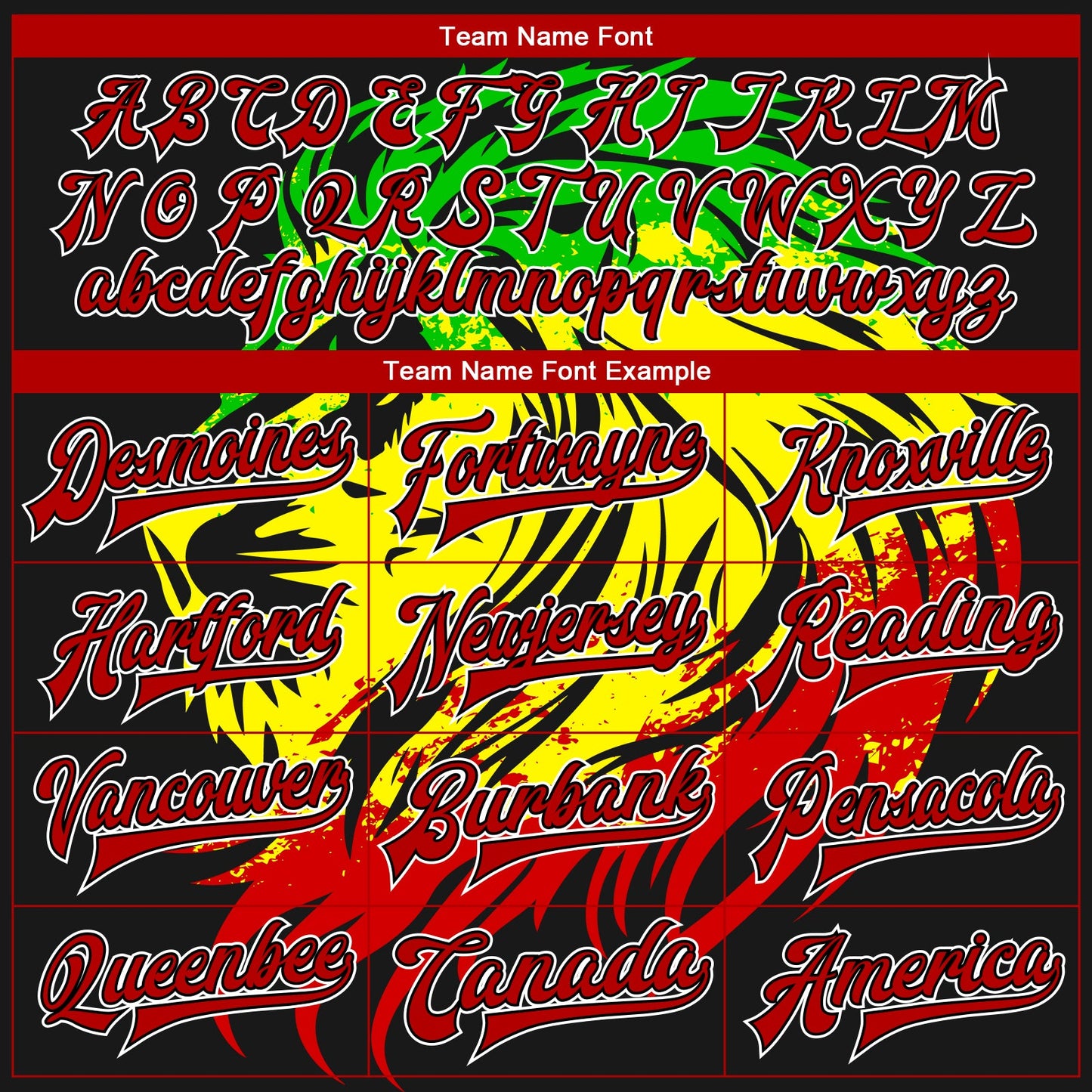 Custom Black Red-Kelly Green Black History Month Lion 3D Pattern Design Bomber Full-Snap Varsity Letterman Jacket view 6