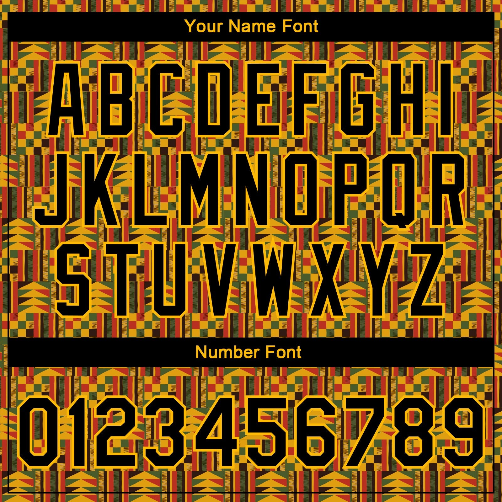 Custom Black Gold Red-Kelly Green Black History Month 3D Pattern Design Bomber Full-Snap Varsity Letterman Jacket view 7