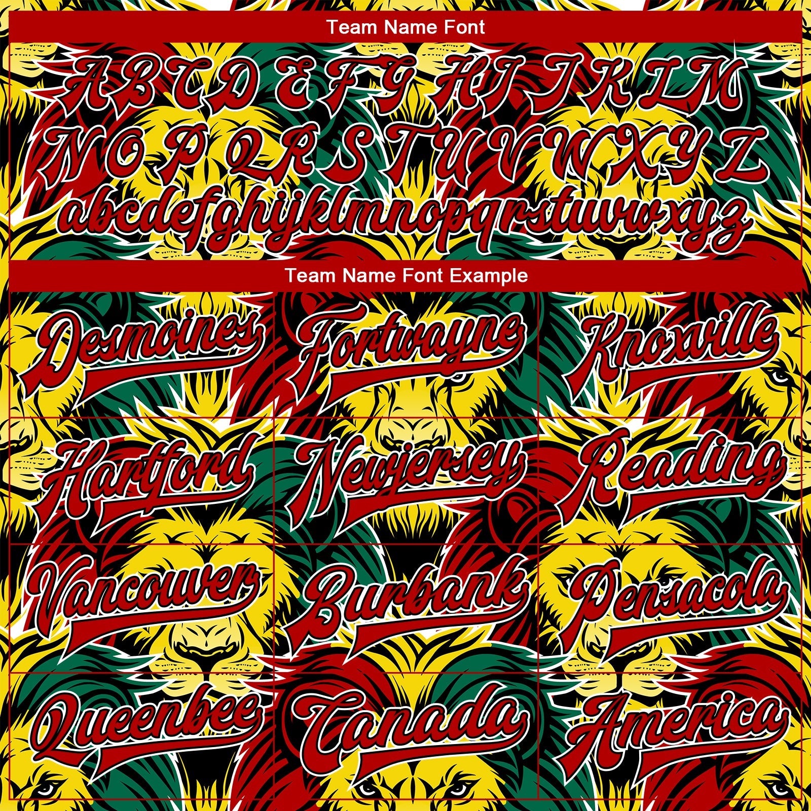Custom Black Kelly Green Red-Gold Black History Month Lion 3D Pattern Design Bomber Full-Snap Varsity Letterman Jacket view 6
