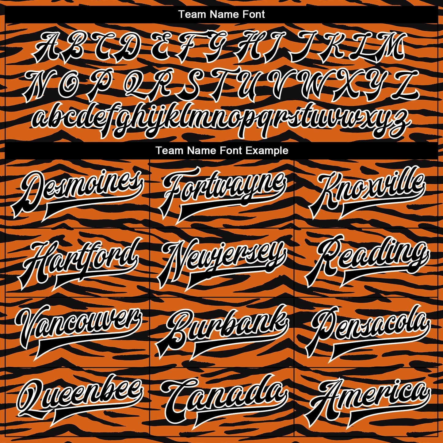Custom Orange Black-White Tiger Stripes 3D Pattern Design Bomber Full-Snap Varsity Letterman Jacket view 6