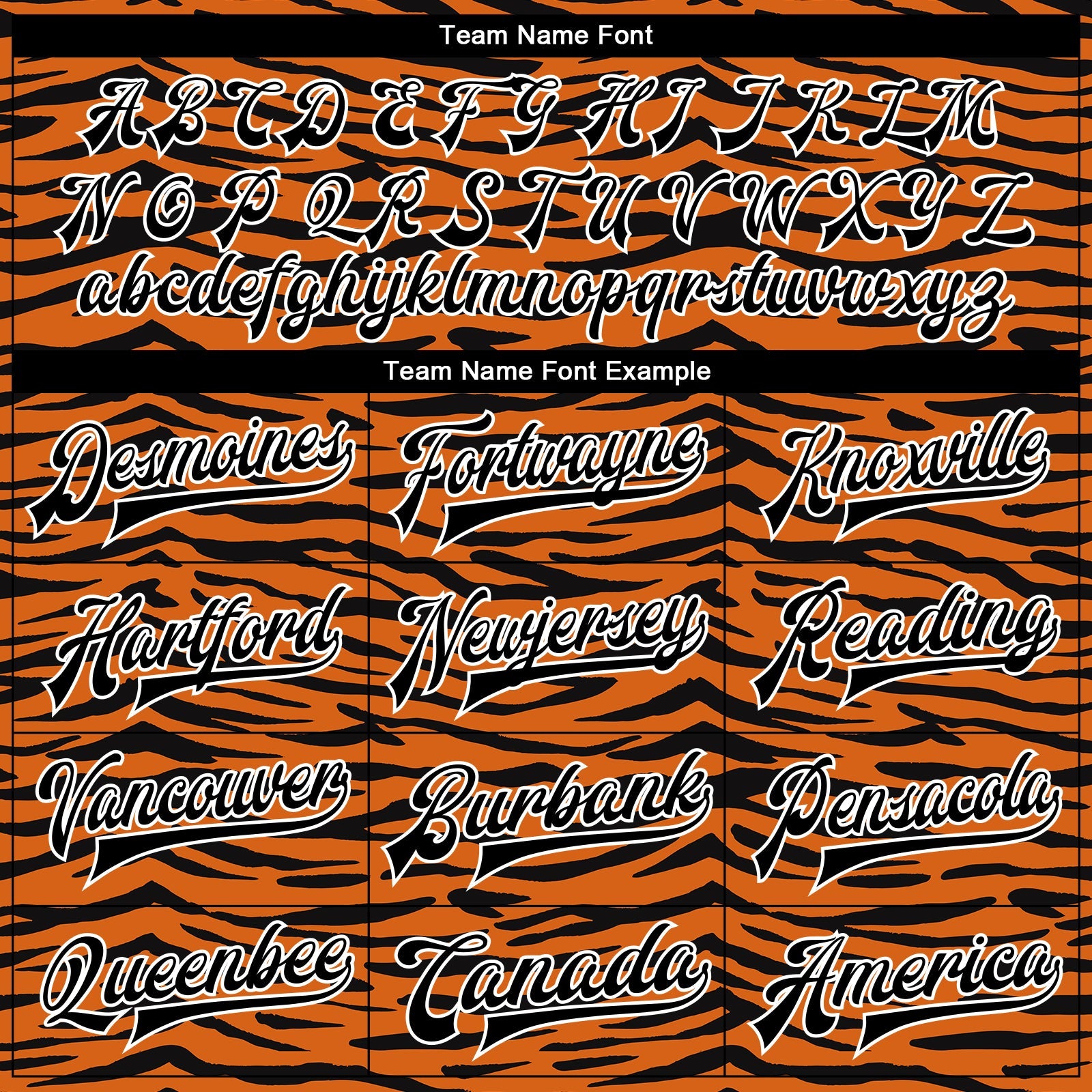 Custom Orange Black-White Tiger Stripes 3D Pattern Design Bomber Full-Snap Varsity Letterman Jacket view 6