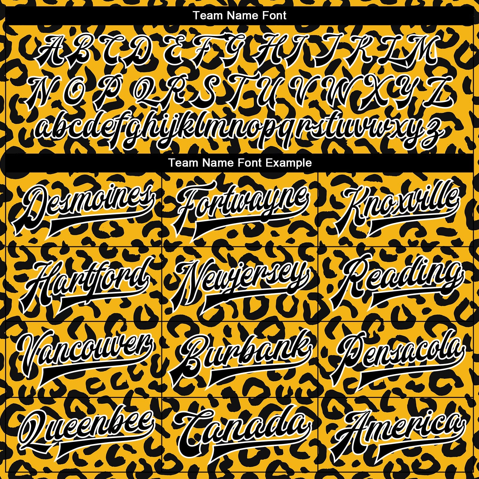 Custom Gold Black-White Leopard Print 3D Pattern Design Bomber Full-Snap Varsity Letterman Jacket view 6
