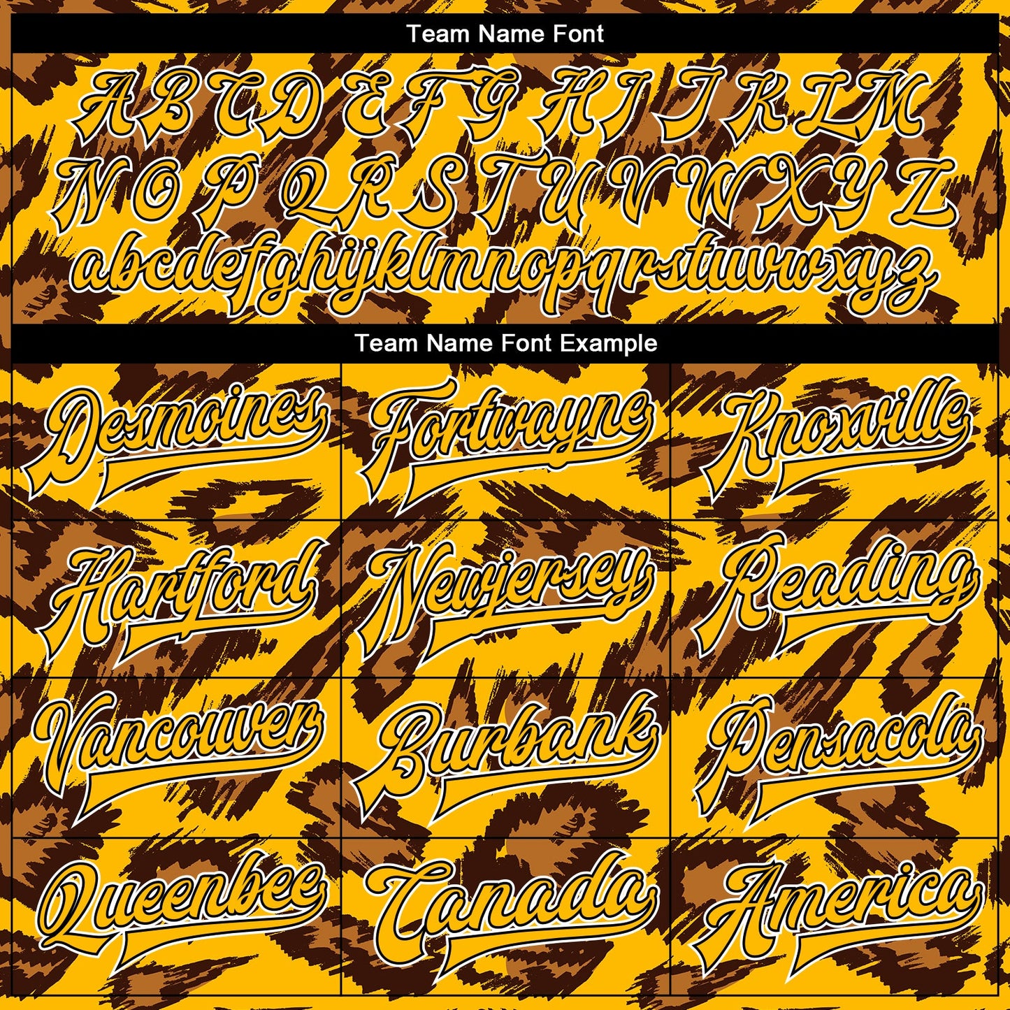 Custom Gold Black-White Leopard Print 3D Pattern Design Bomber Full-Snap Varsity Letterman Jacket view 6