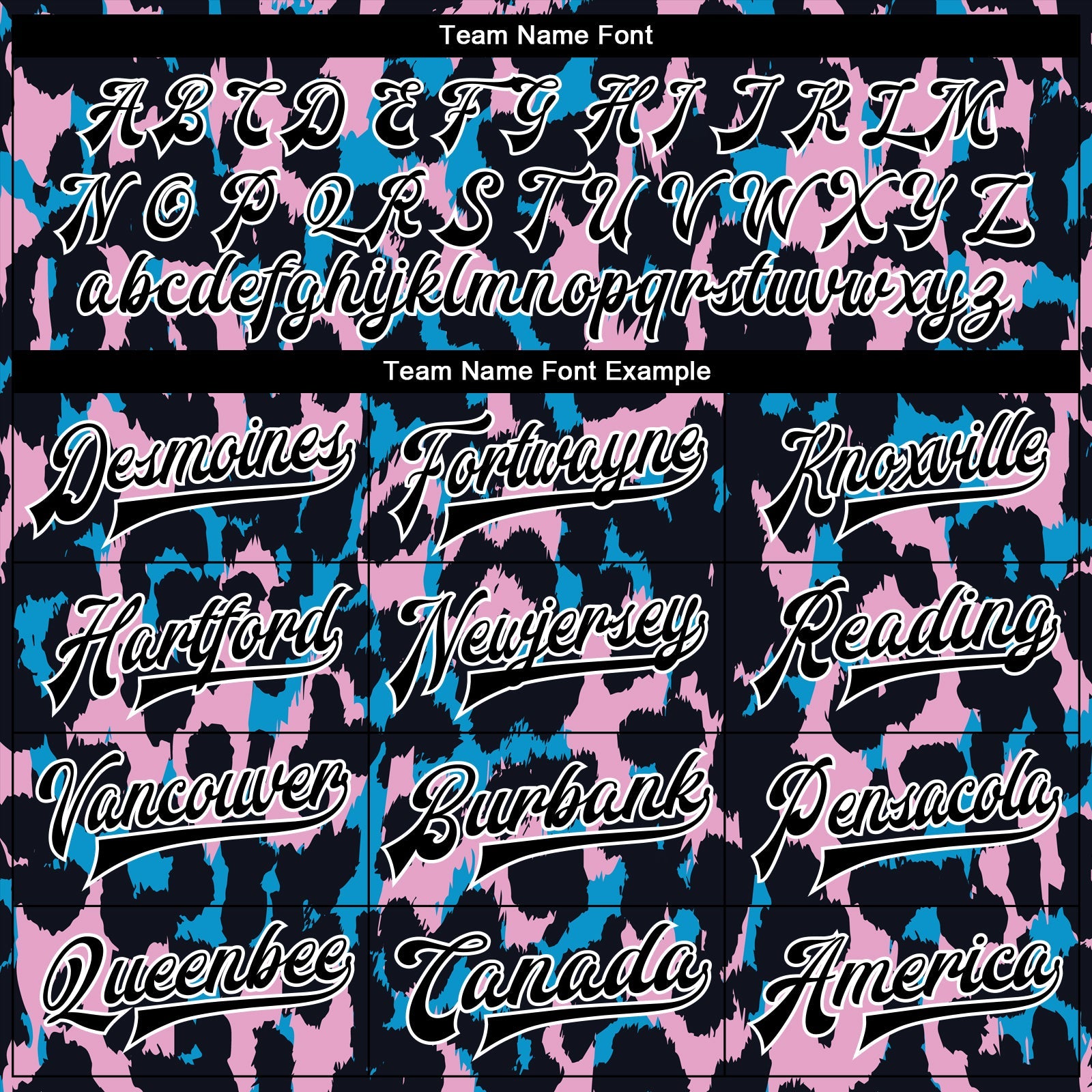 Custom Light Pink Black-White Leopard Print 3D Pattern Design Bomber Full-Snap Varsity Letterman Jacket view 6