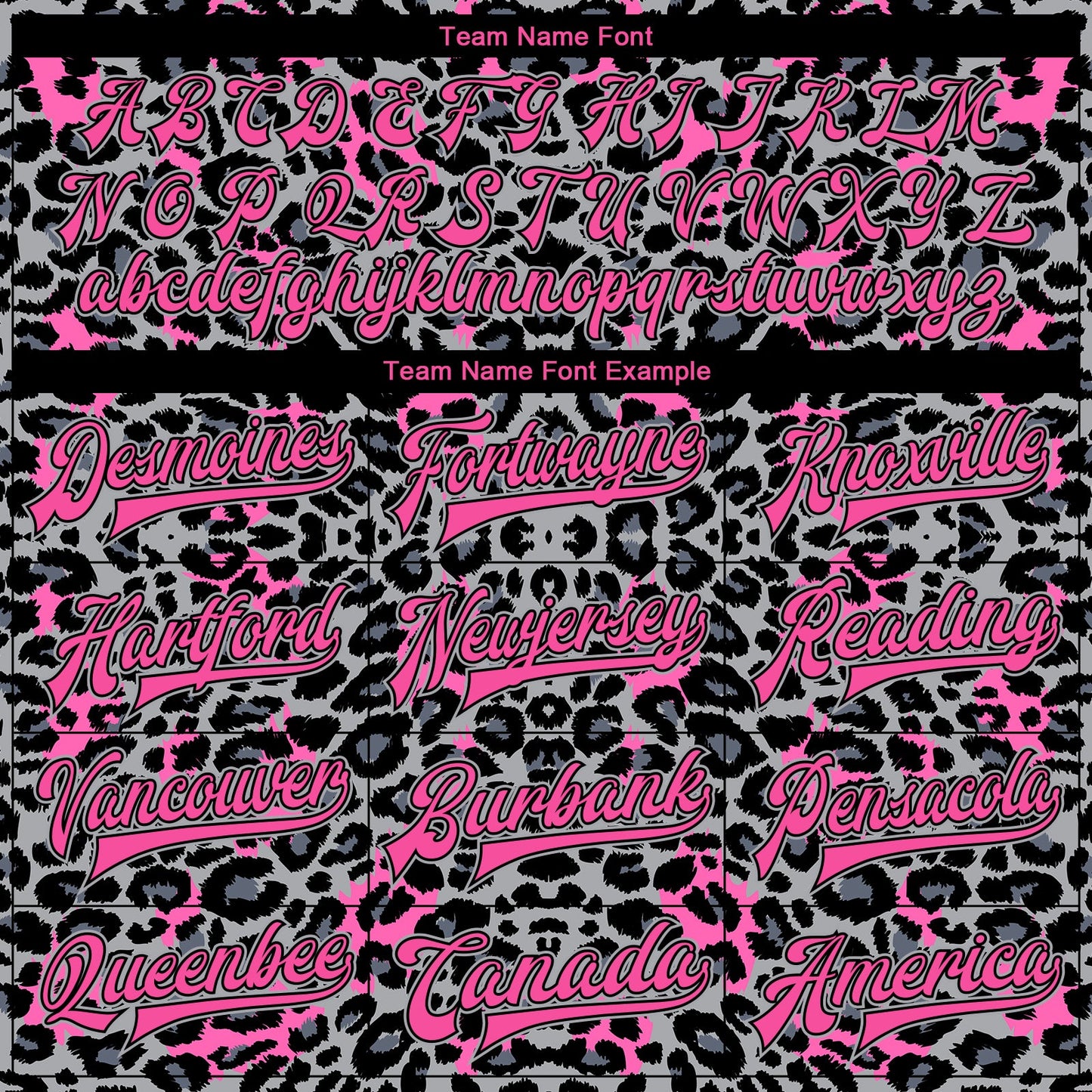 Custom Gray Pink-Black Leopard Print 3D Pattern Design Bomber Full-Snap Varsity Letterman Jacket view 6