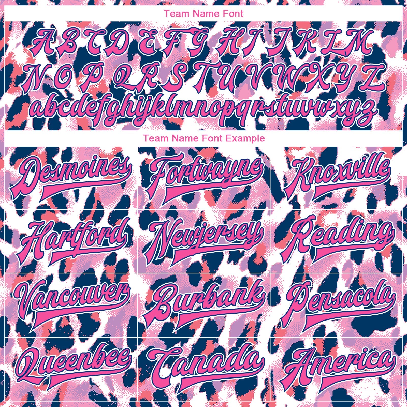 Custom White Pink-Royal Leopard Print 3D Pattern Design Bomber Full-Snap Varsity Letterman Jacket view 6