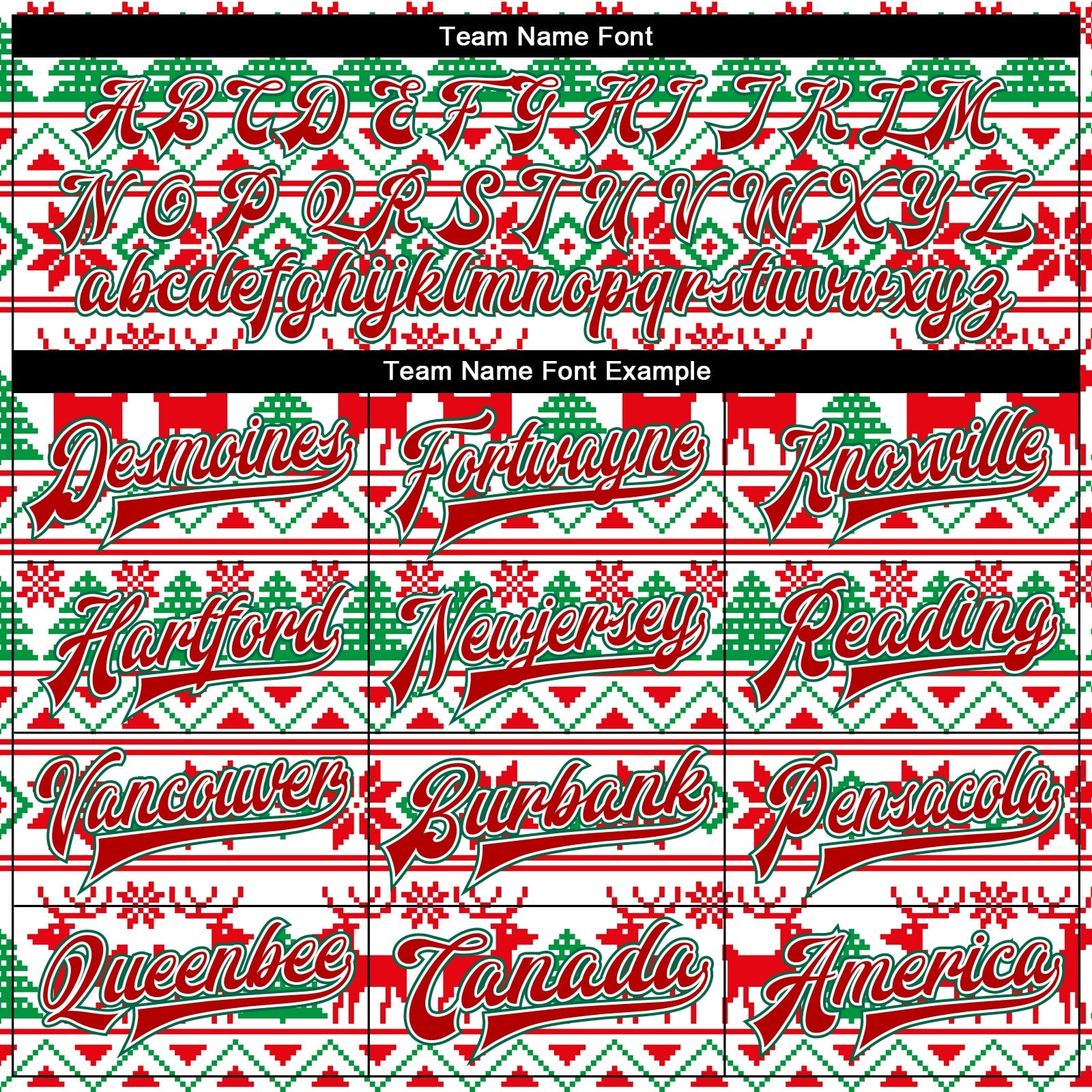 Custom White Red-Kelly Green Christmas 3D Bomber Full-Snap Varsity Letterman Jacket view 6