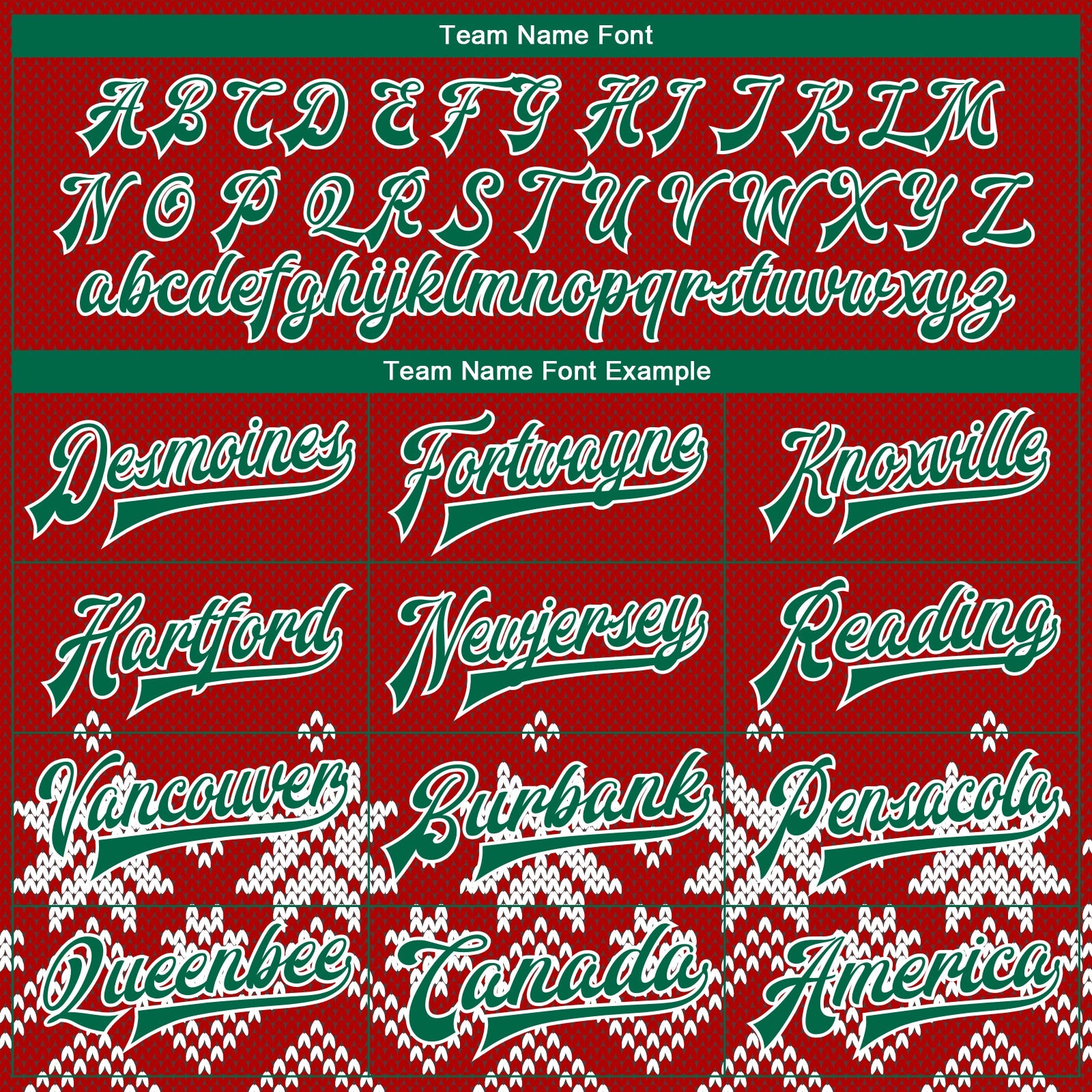 Custom Red Kelly Green-White Christmas Snowflakes 3D Bomber Full-Snap Varsity Letterman Jacket view 6