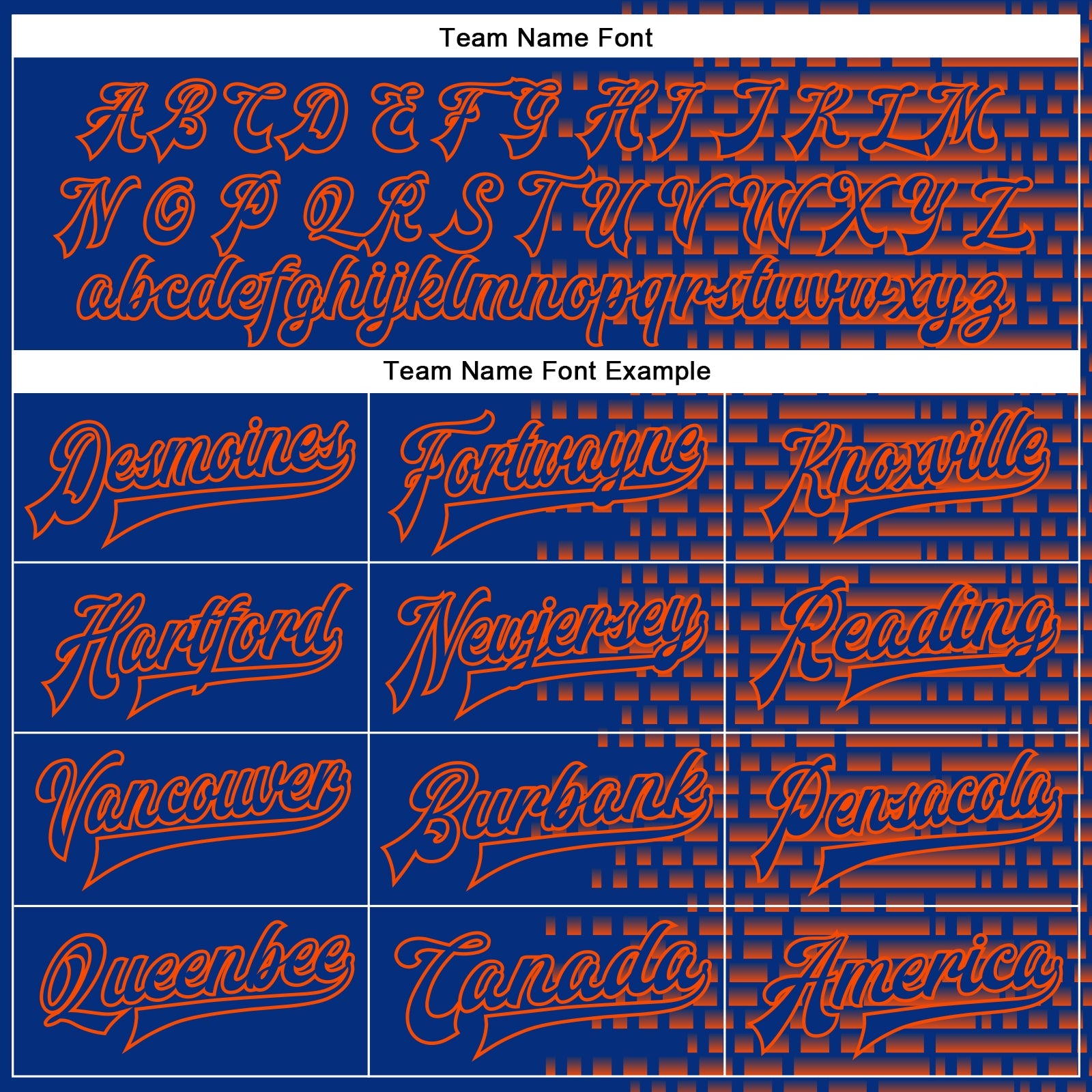 Custom Royal Orange Halftone 3D Pattern Design Bomber Full-Snap Varsity Letterman Jacket view 6