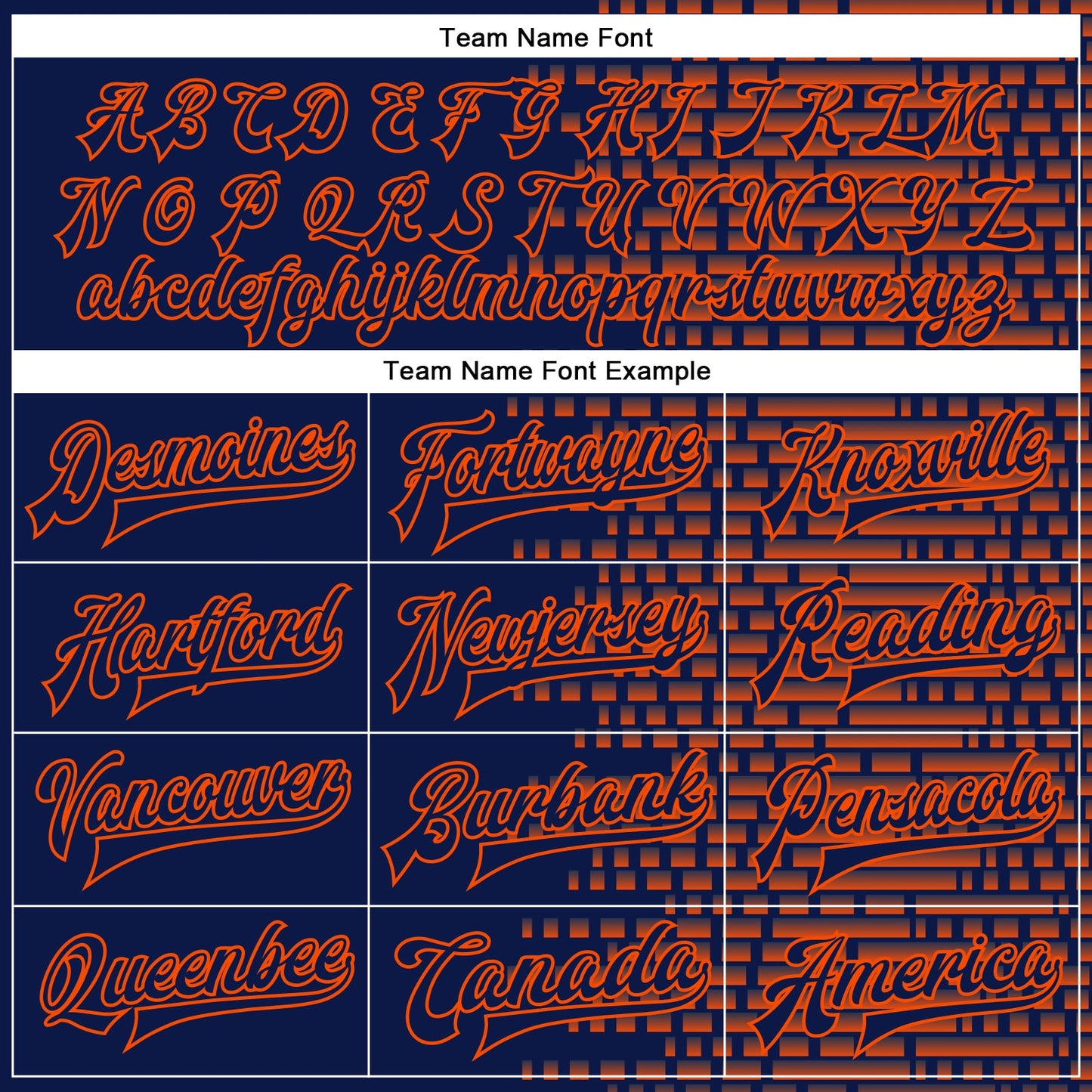 Custom Navy Orange Halftone 3D Pattern Design Bomber Full-Snap Varsity Letterman Jacket view 6