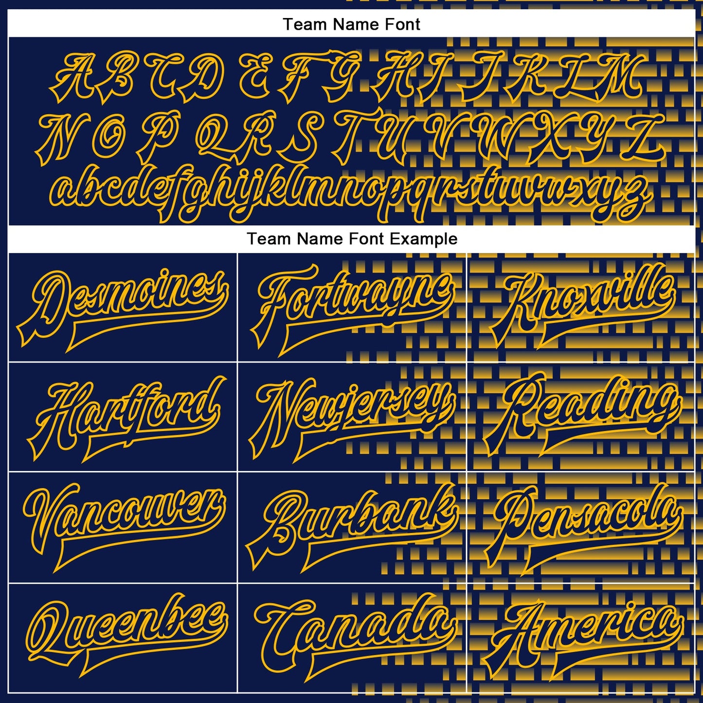 Custom Navy Gold Halftone 3D Pattern Design Bomber Full-Snap Varsity Letterman Jacket view 6