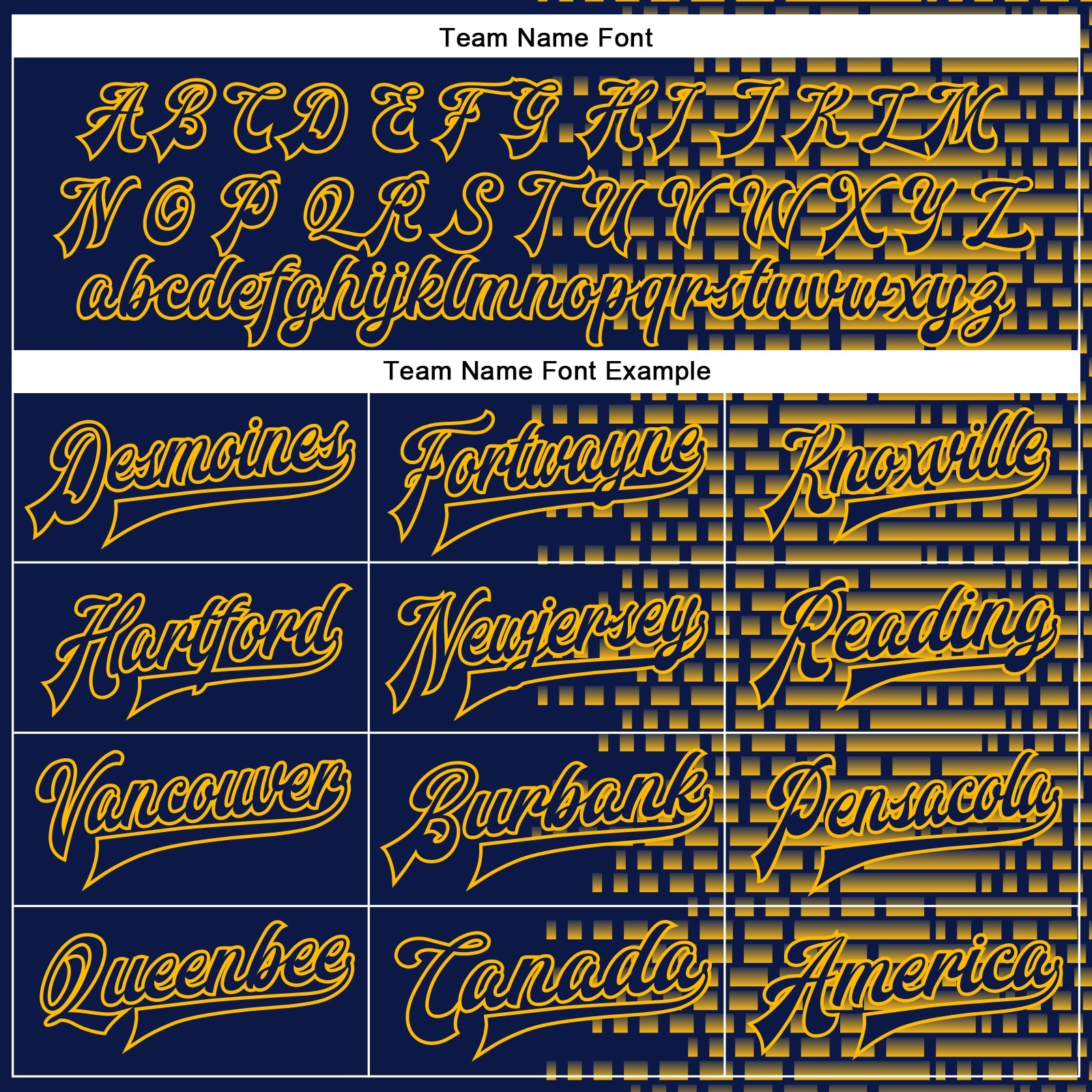 Custom Navy Gold Halftone 3D Pattern Design Bomber Full-Snap Varsity Letterman Jacket view 6