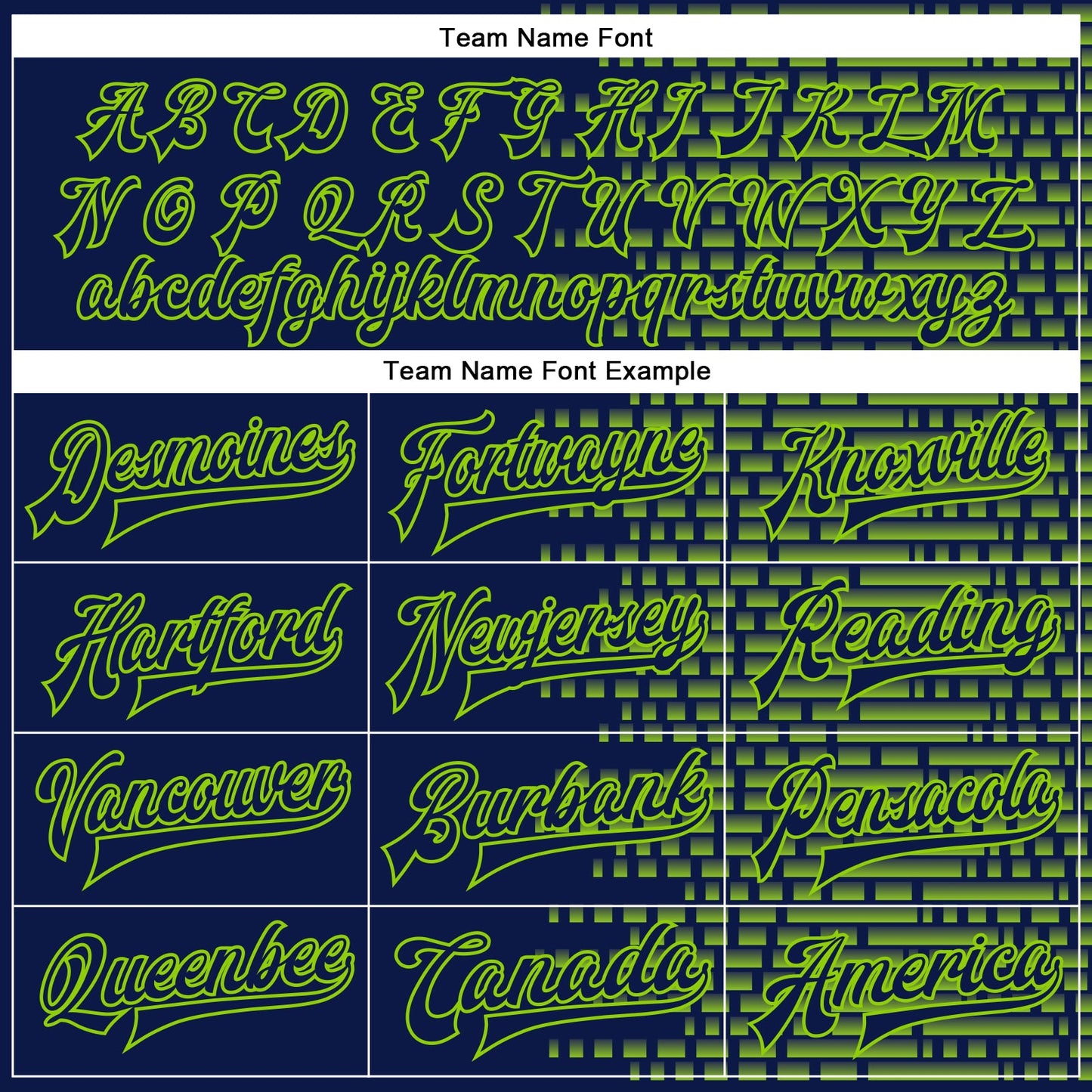 Custom Navy Neon Green Halftone 3D Pattern Design Bomber Full-Snap Varsity Letterman Jacket view 6