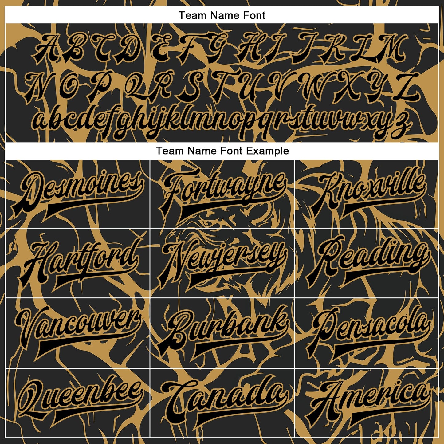 Custom Black Old Gold Abstract Network And Tiger 3D Pattern Design Bomber Full-Snap Varsity Letterman Jacket view 6