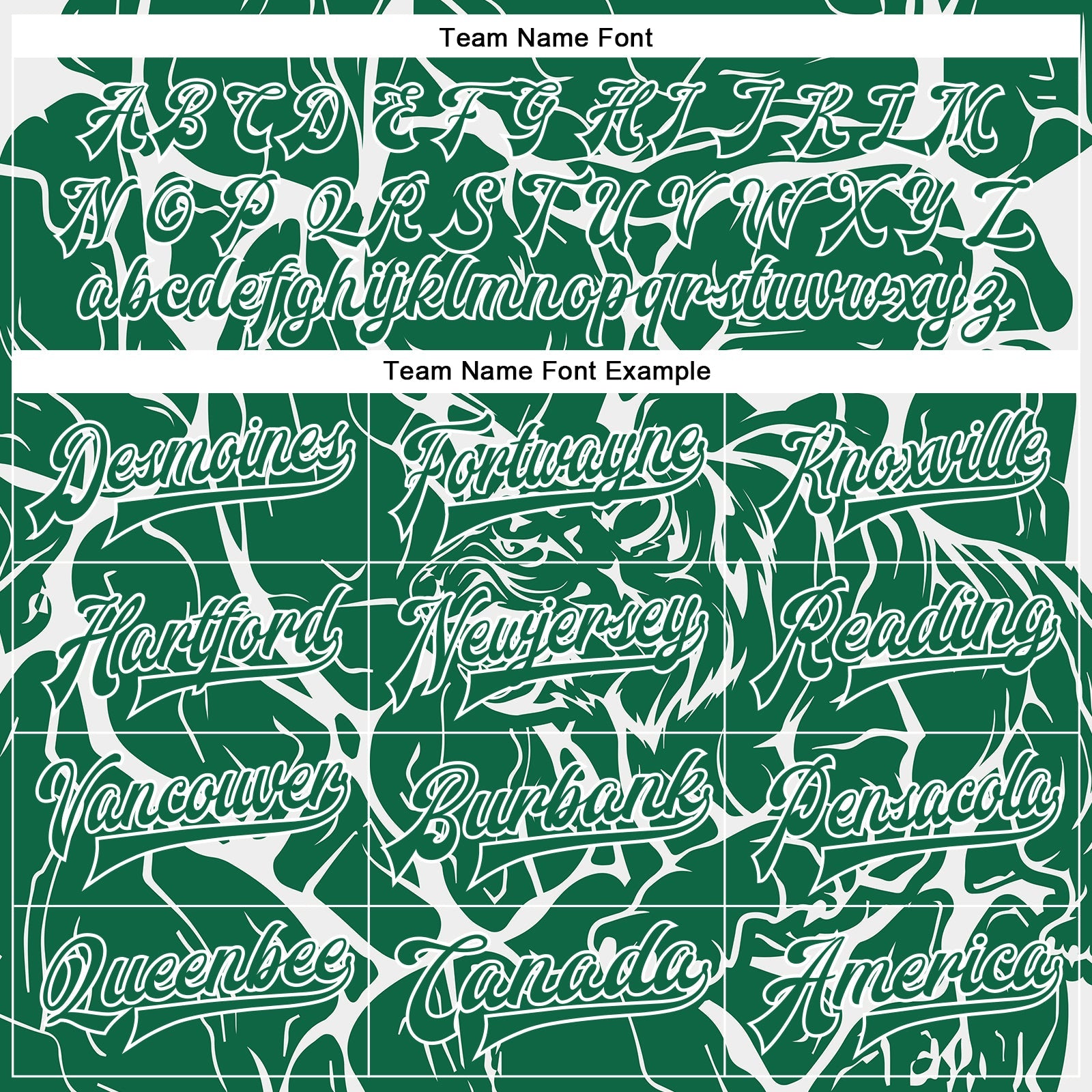 Custom Kelly Green White Abstract Network And Tiger 3D Pattern Design Bomber Full-Snap Varsity Letterman Jacket view 6