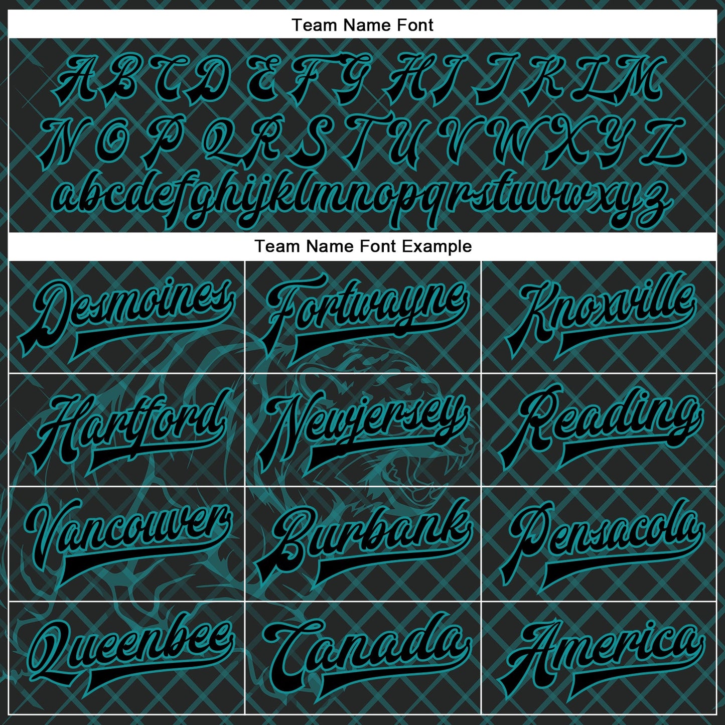 Custom Black Teal Check And Tiger 3D Pattern Design Bomber Full-Snap Varsity Letterman Jacket view 6