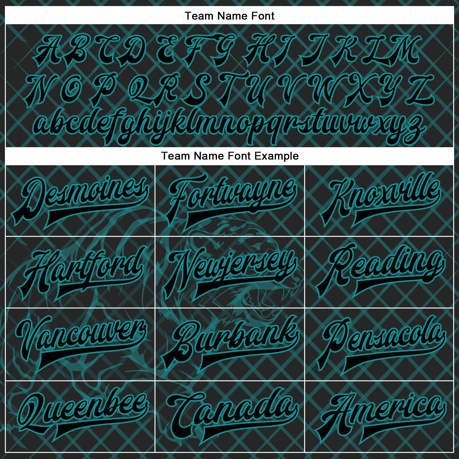 Custom Black Teal Check And Tiger 3D Pattern Design Bomber Full-Snap Varsity Letterman Jacket view 6
