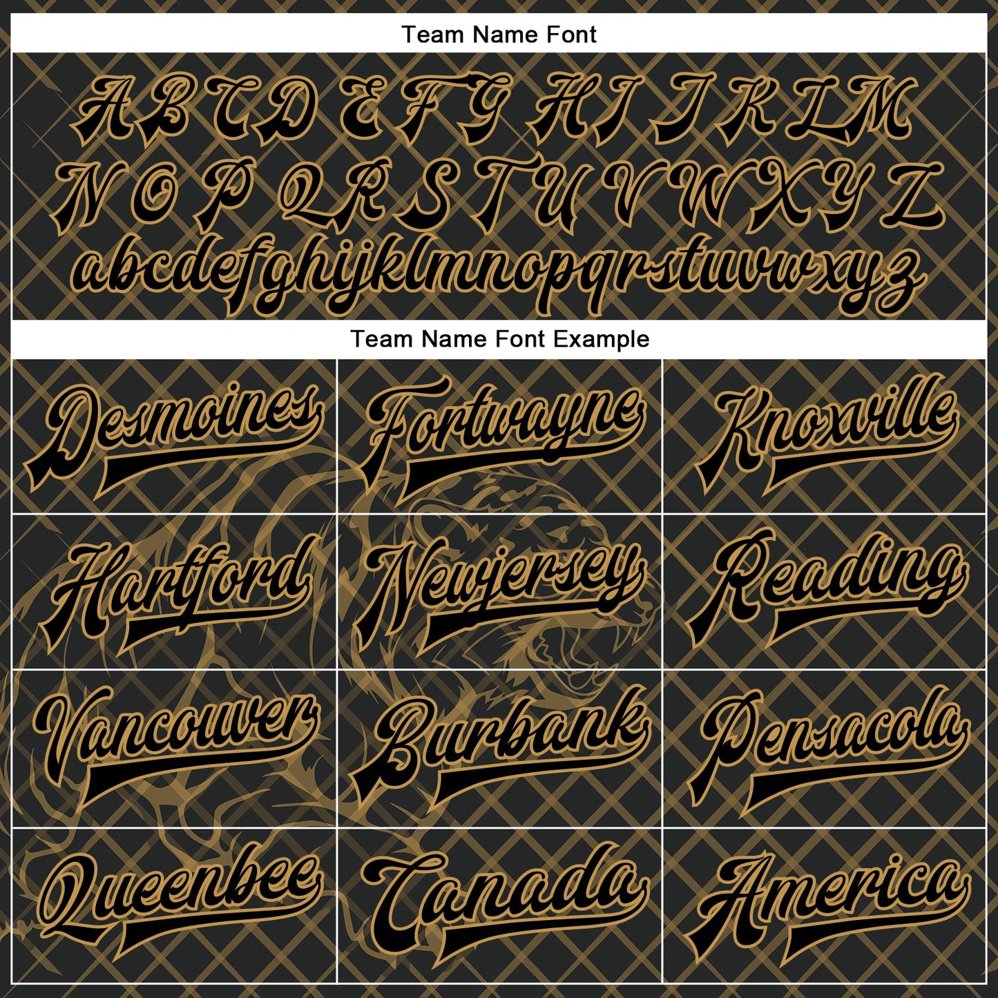 Custom Black Old Gold Check And Tiger 3D Pattern Design Bomber Full-Snap Varsity Letterman Jacket view 6