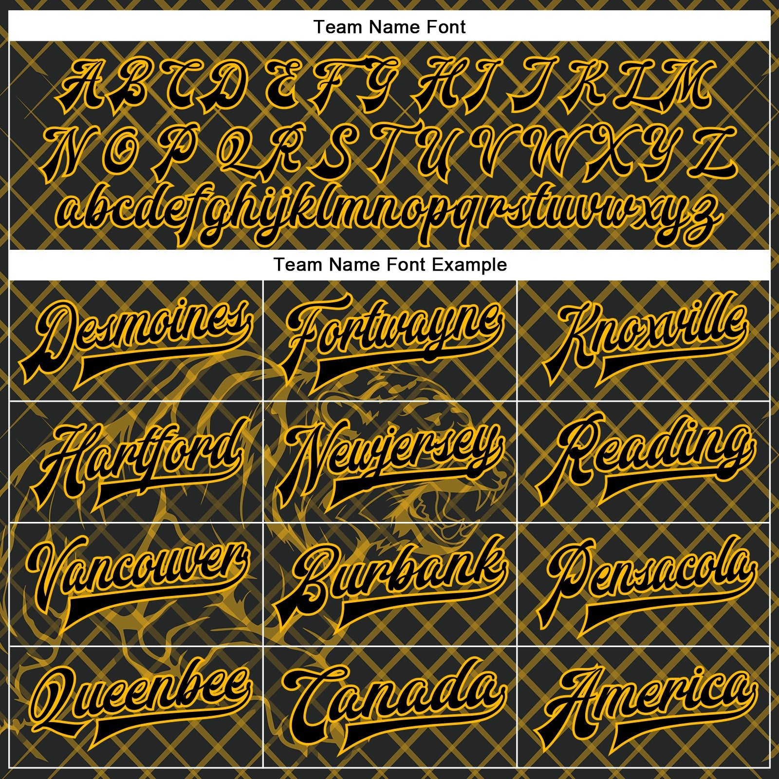 Custom Black Gold Check And Tiger 3D Pattern Design Bomber Full-Snap Varsity Letterman Jacket view 6