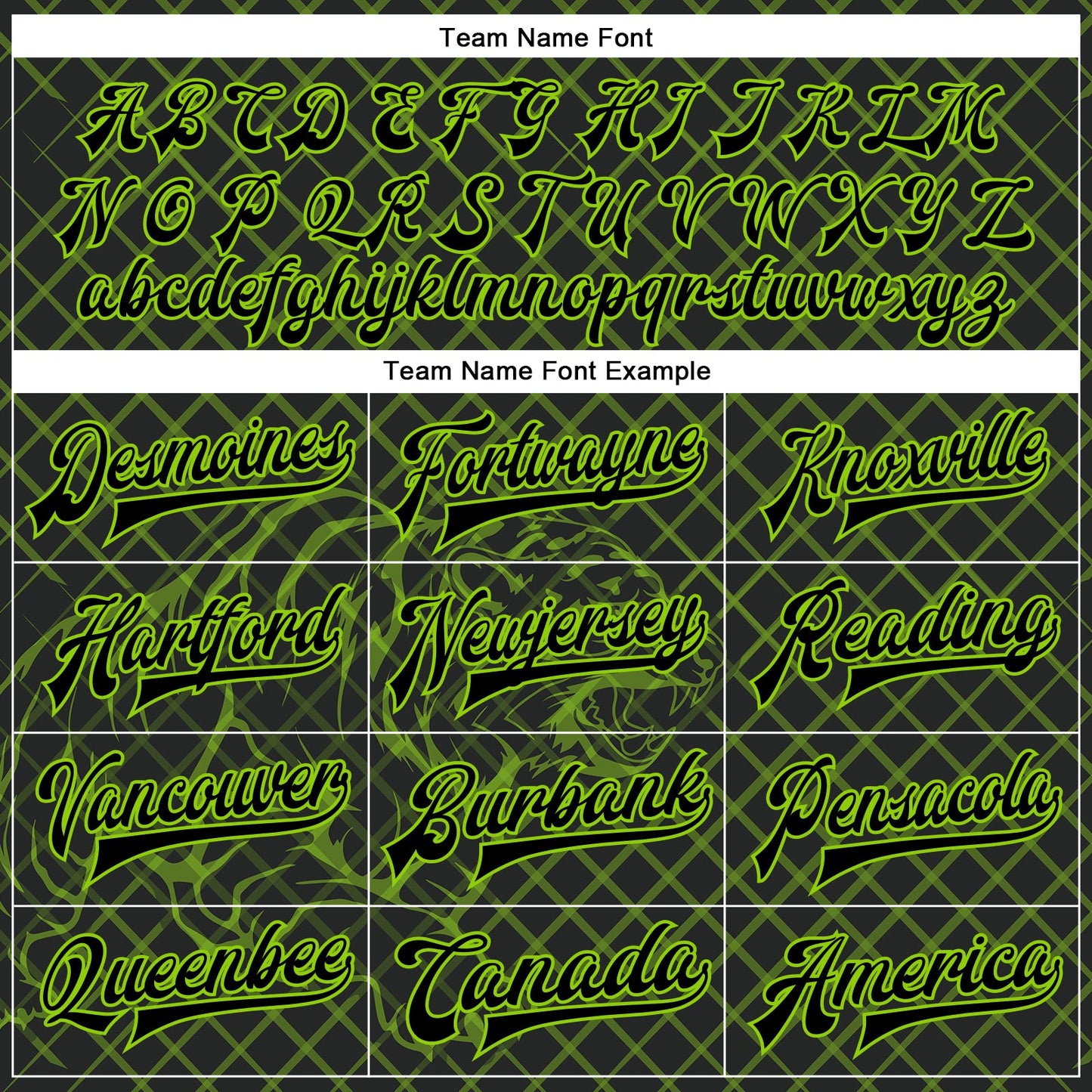 Custom Black Neon Green Check And Tiger 3D Pattern Design Bomber Full-Snap Varsity Letterman Jacket view 6