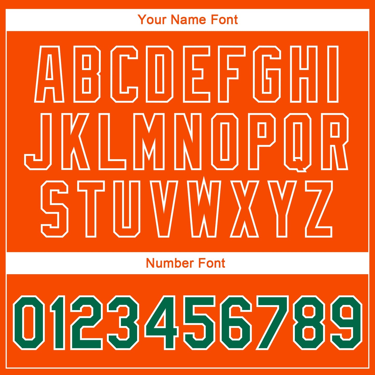 Custom Kelly Green Orange-White 3D Pattern Design Bomber Full-Snap Varsity Letterman Jacket view 7