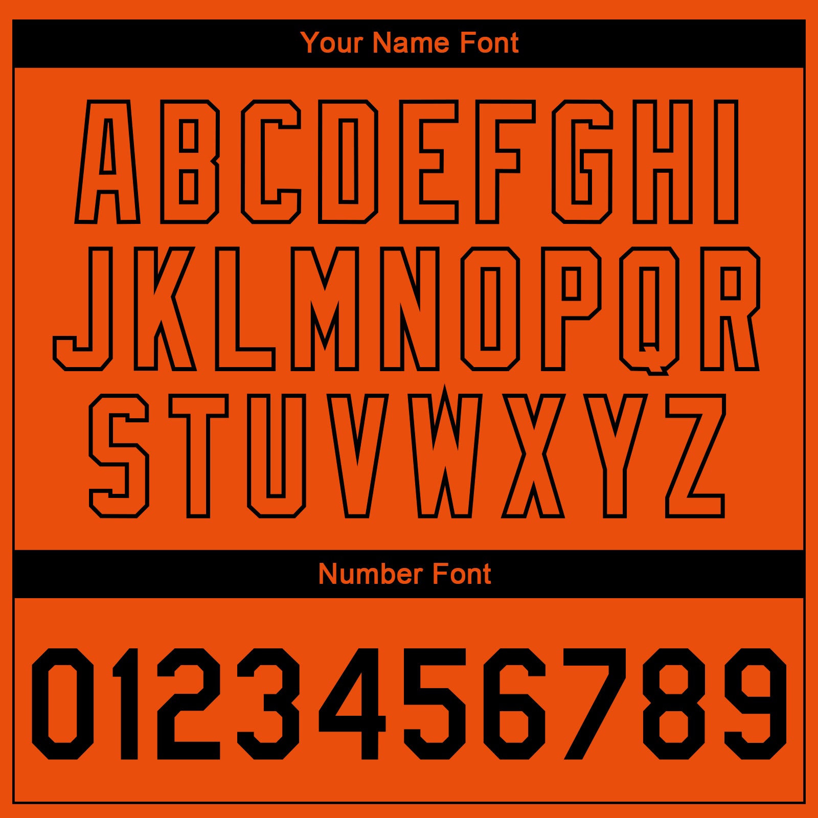 Custom Orange Black 3D Pattern Design Bomber Full-Snap Varsity Letterman Jacket view 7