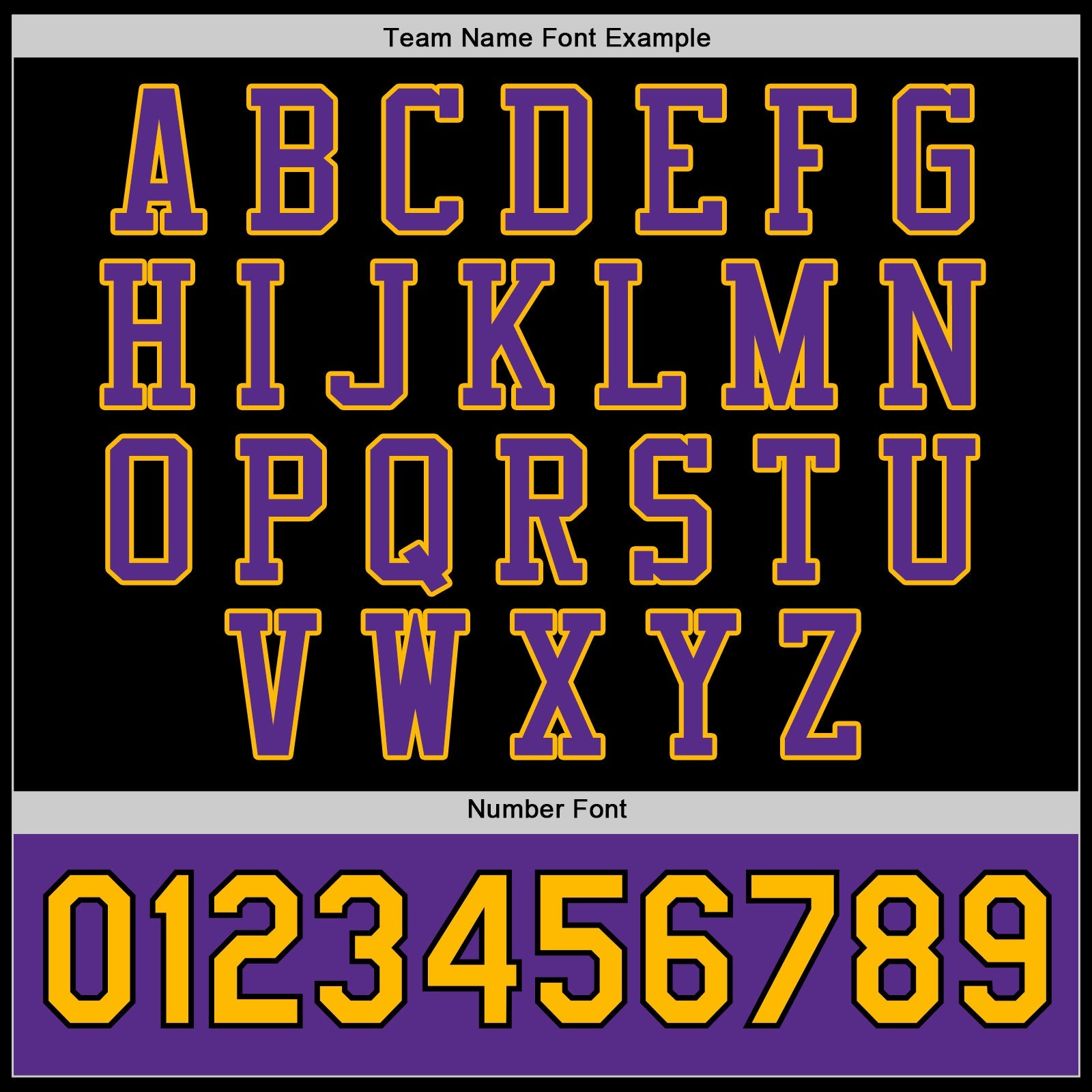 Custom Black Purple-Gold Bomber Full-Snap Varsity Letterman Two Tone Jacket view 6