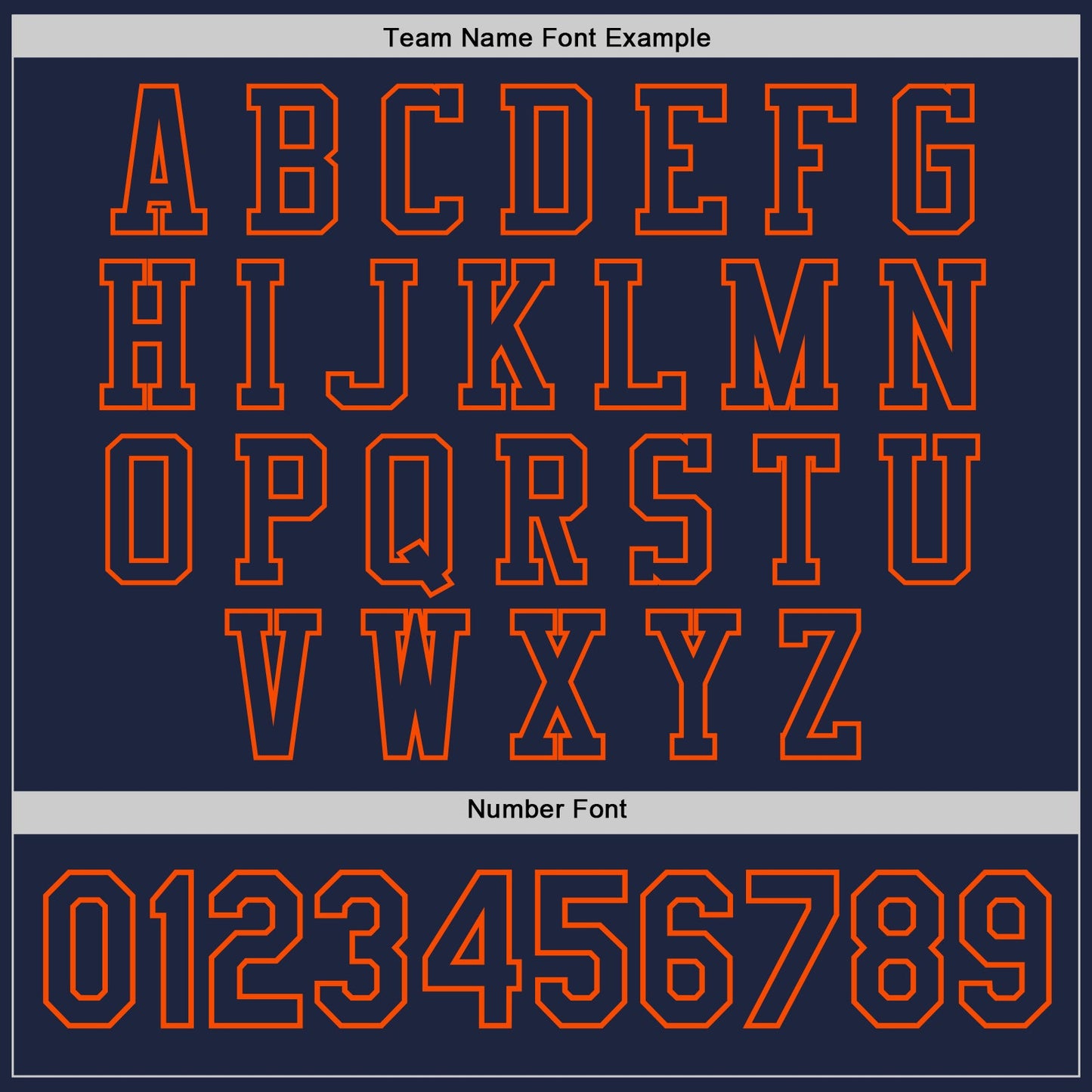 Custom Navy Orange Bomber Full-Snap Varsity Letterman Jacket view 6