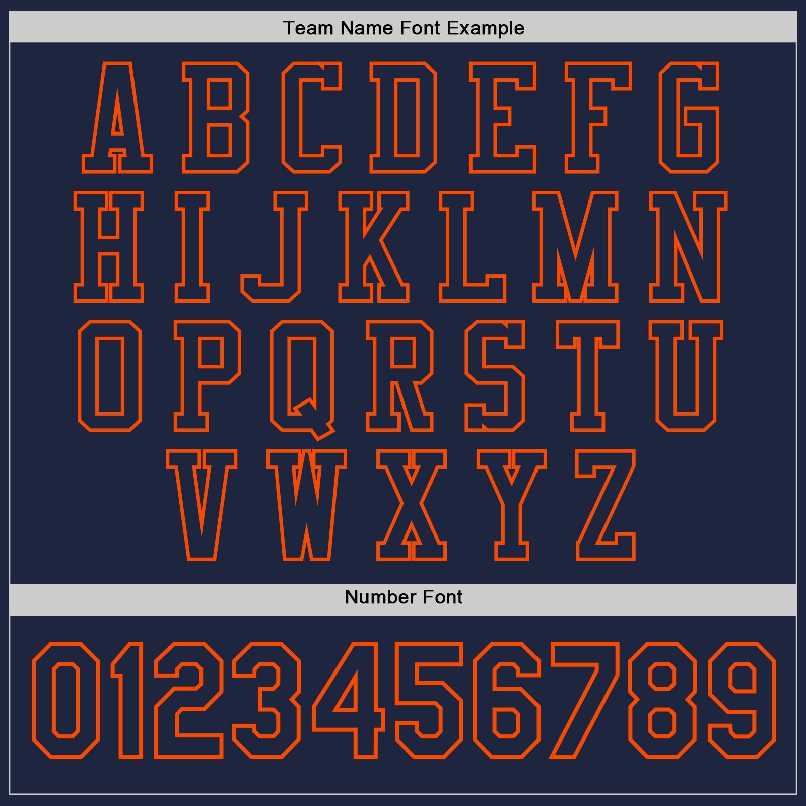 Custom Navy Orange Bomber Full-Snap Varsity Letterman Jacket view 6
