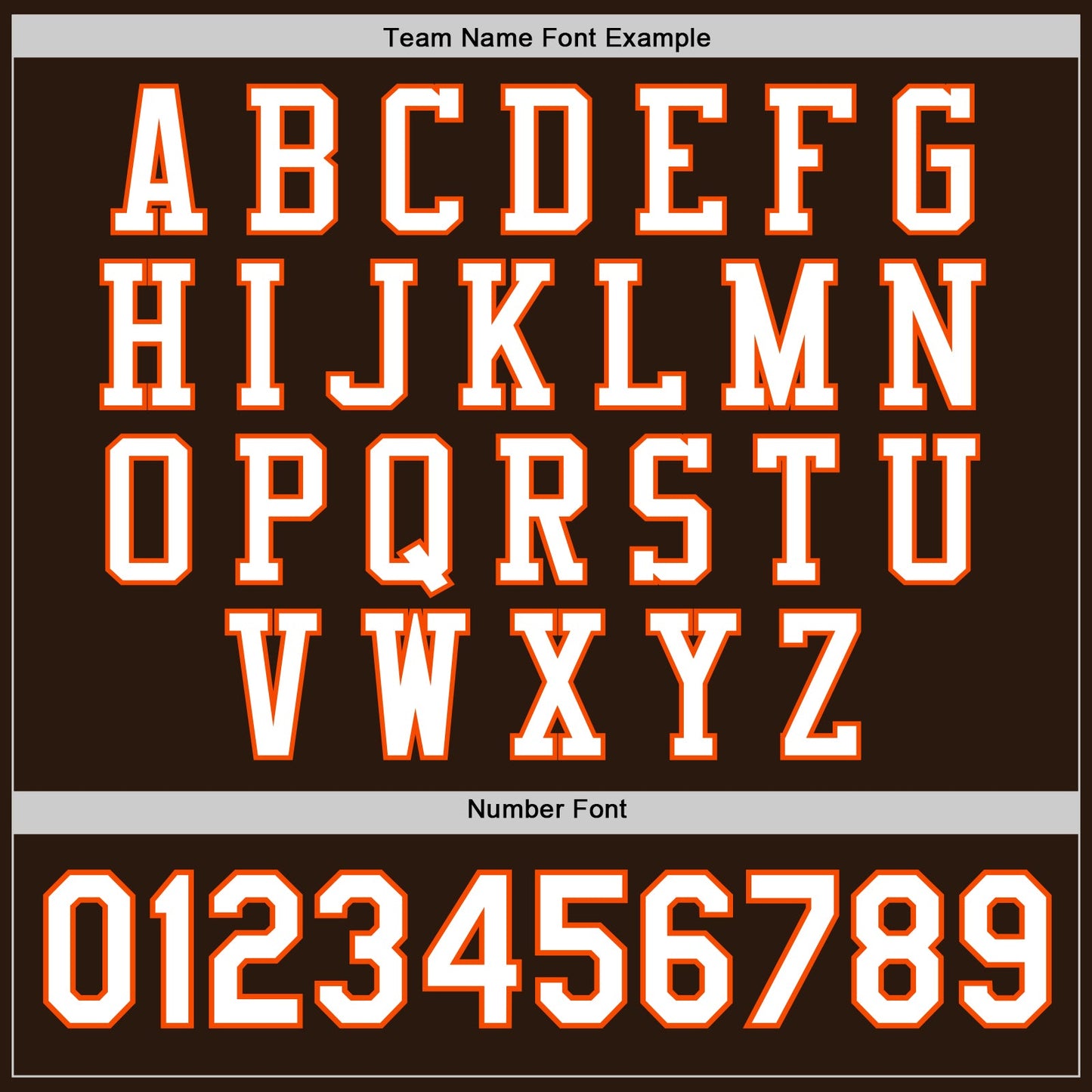 Custom Brown White-Orange Bomber Full-Snap Varsity Letterman Jacket view 6