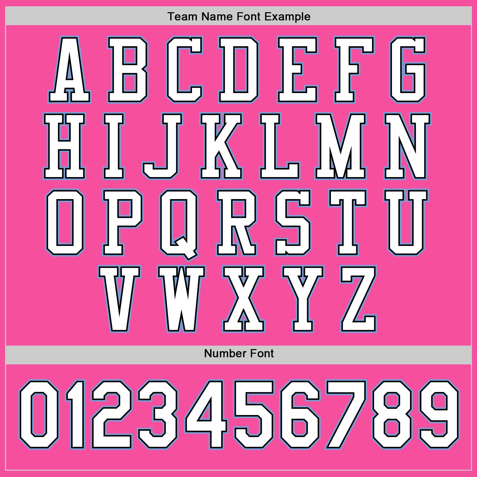 Custom Pink White Light Blue-Black Bomber Full-Snap Varsity Letterman Jacket view 6