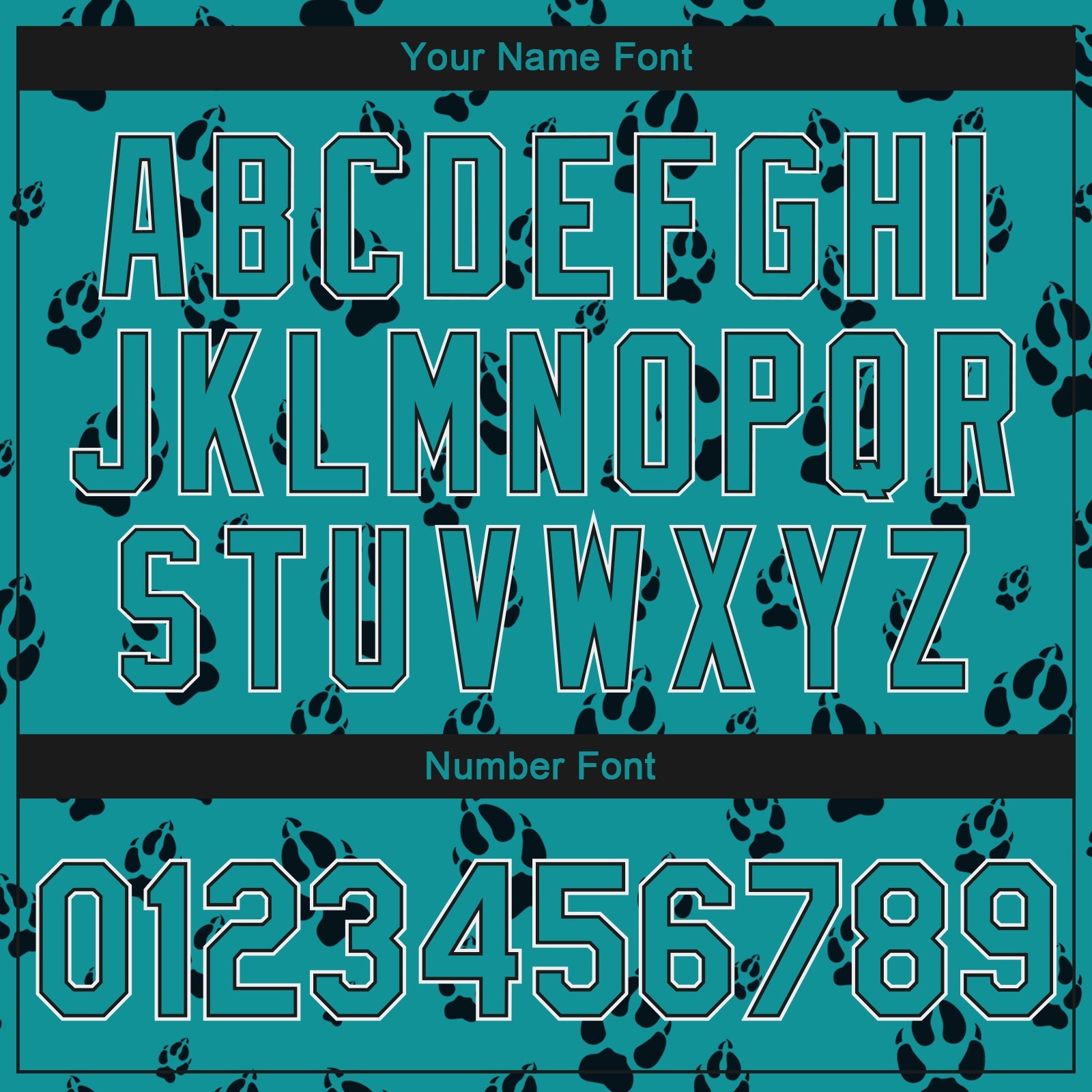 Custom Teal Black-White Wolf 3D Pattern Design Bomber Full-Snap Varsity Letterman Jacket view 7
